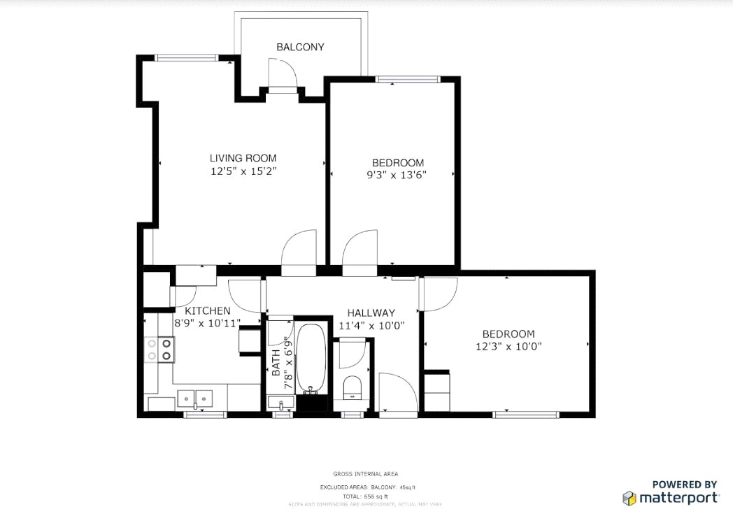 2 Bedrooms Flat to rent in Well Street, Hackney, London E9