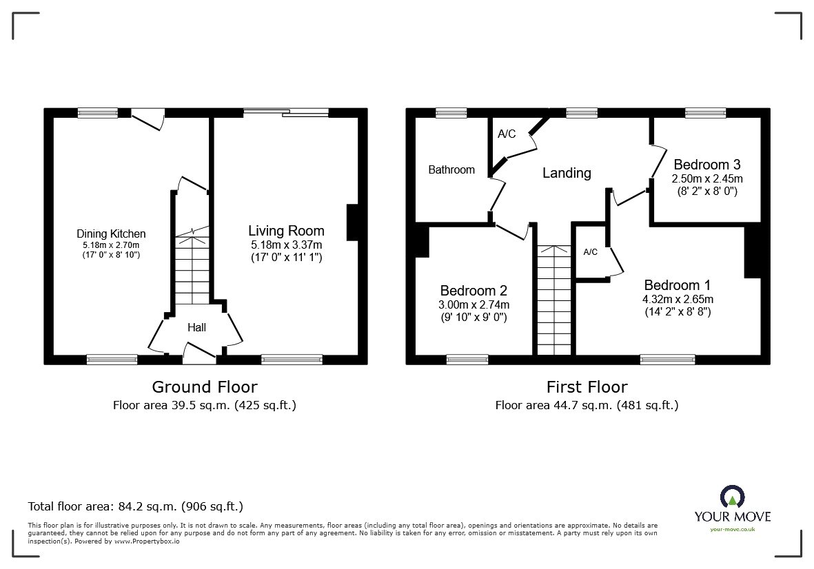 42, Woodside Court, Shropshire floorplan