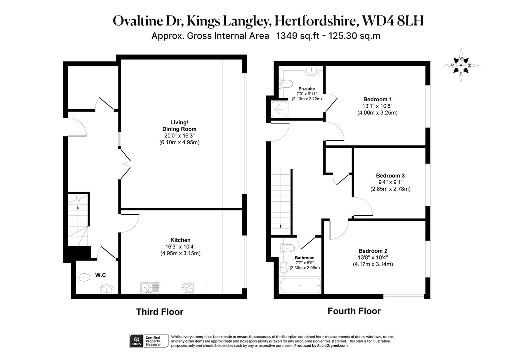 Flat 118,, Ovaltine Court, Ovaltine Drive, Hertfordshire floorplan