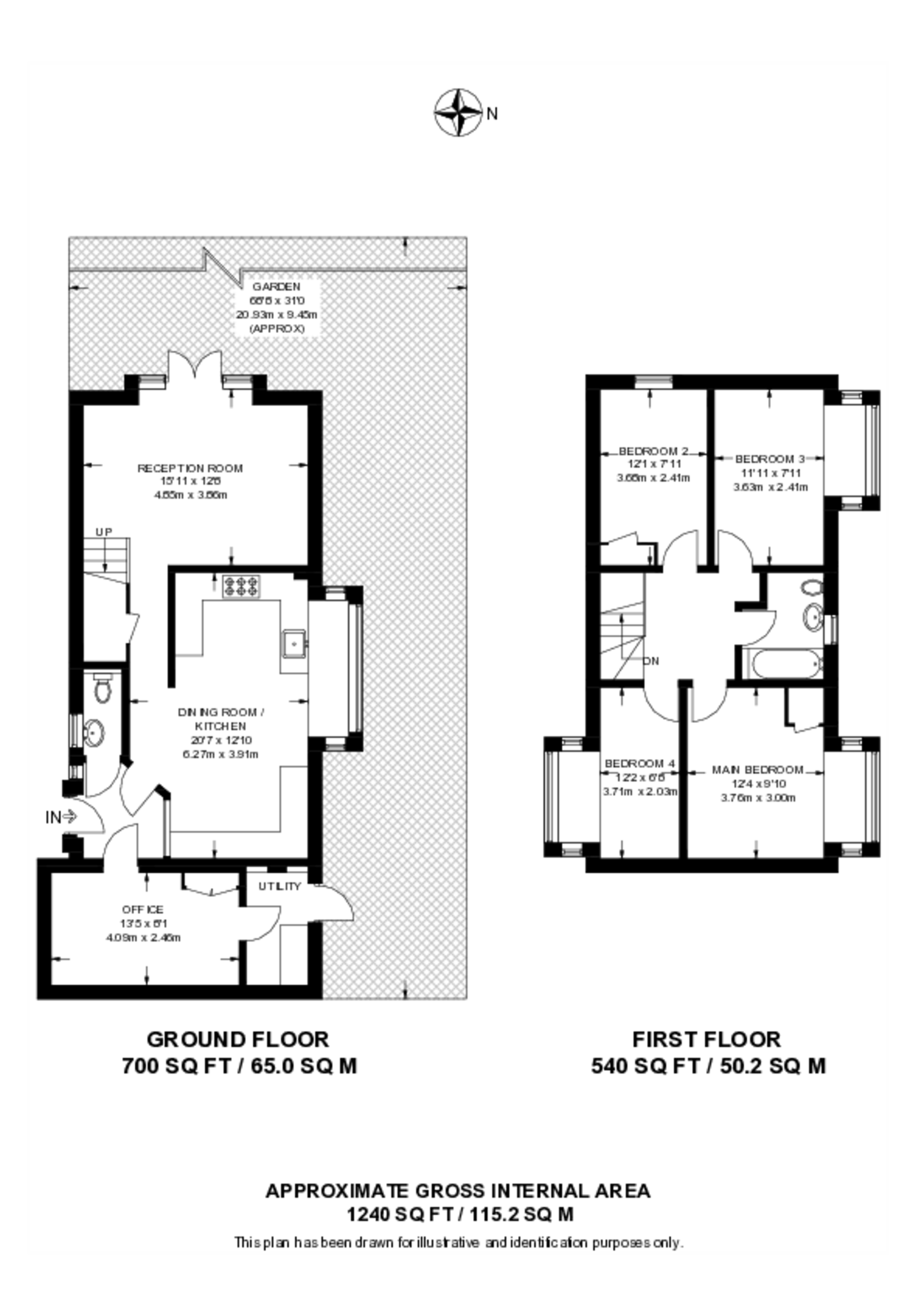 Beacons Close, Beckton floorplan