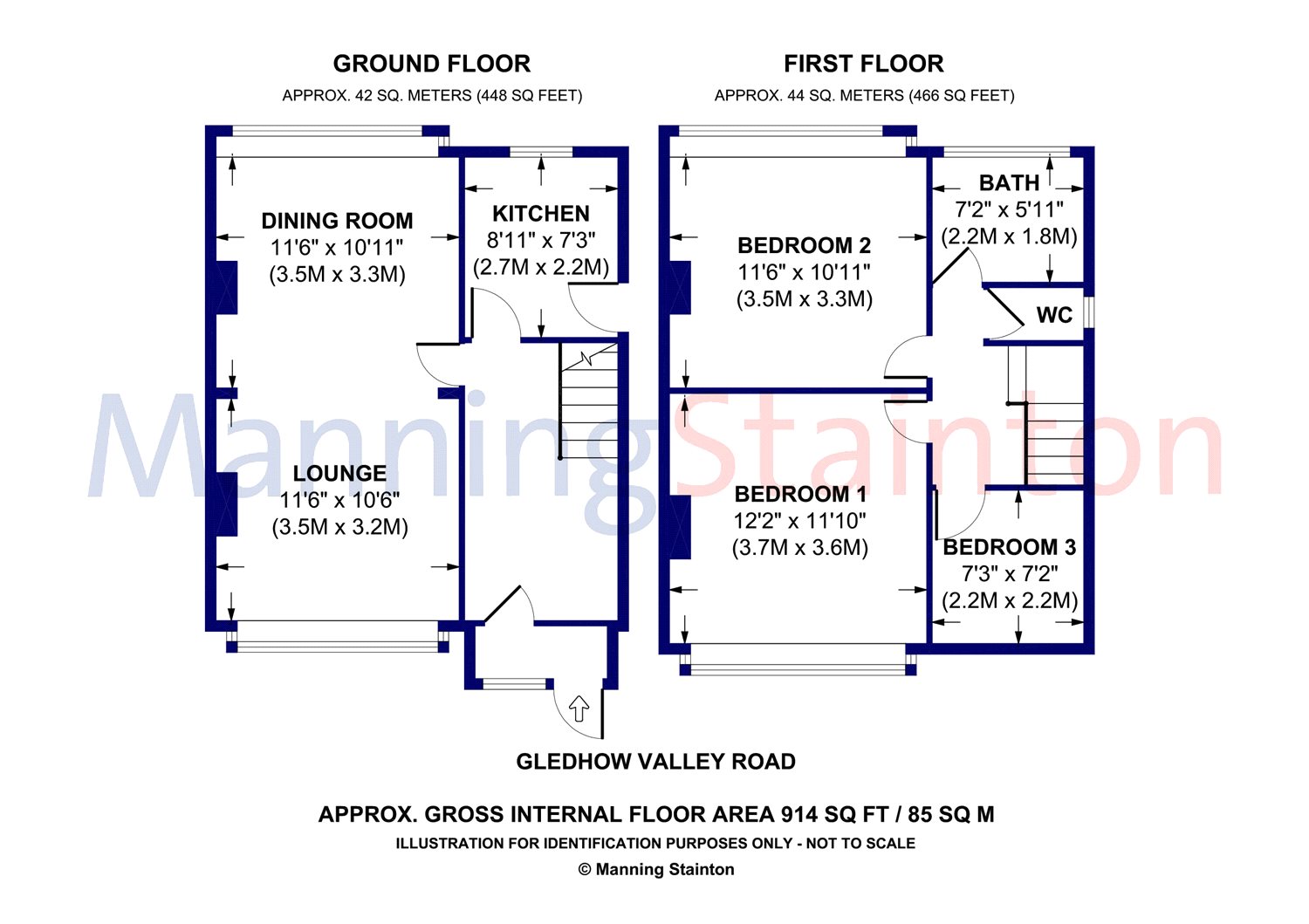 3 Bedrooms Semi-detached house to rent in Gledhow Valley Road, Leeds, West Yorkshire LS8