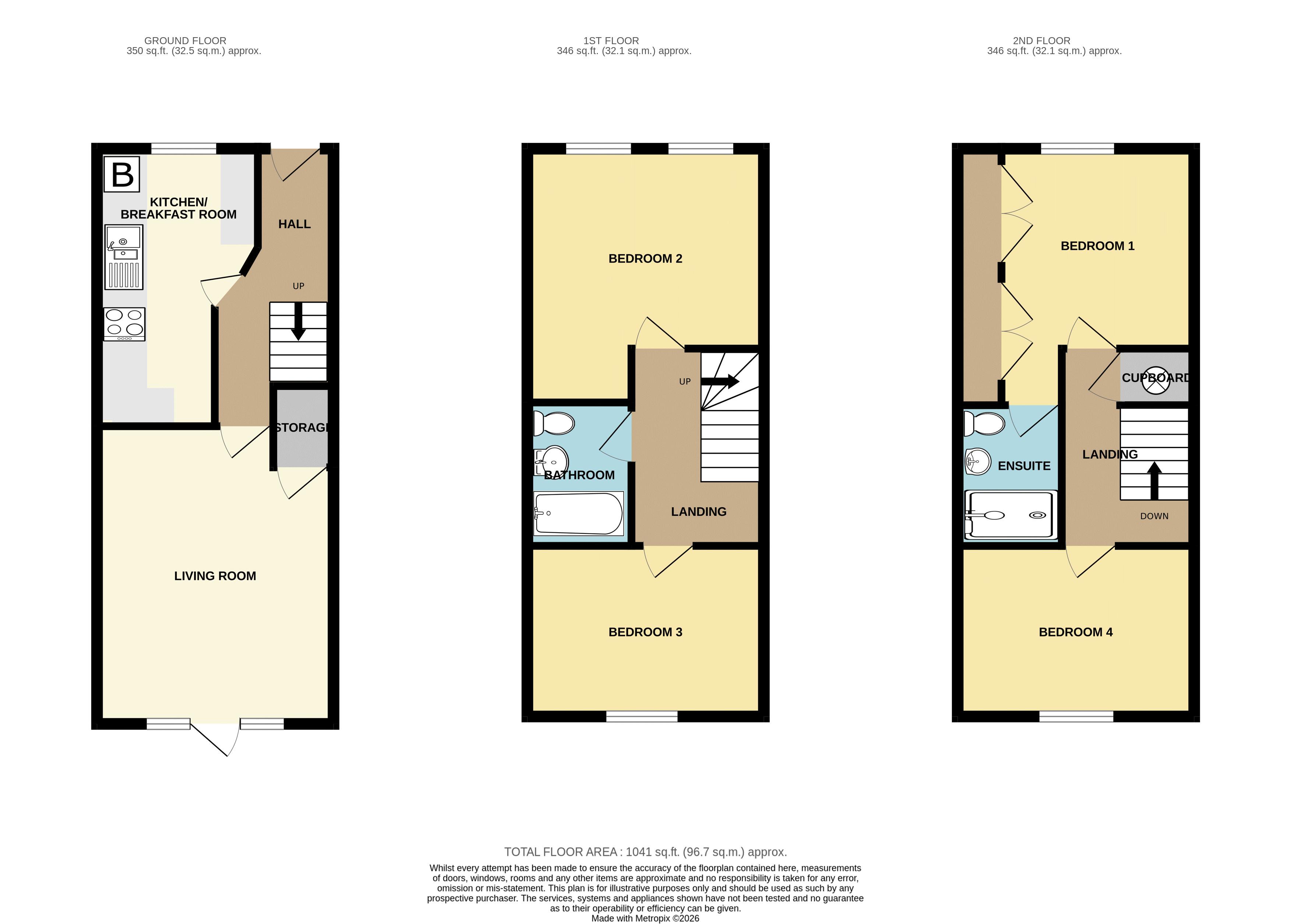 102 Fennel Close, Maidstone, Kent floorplan