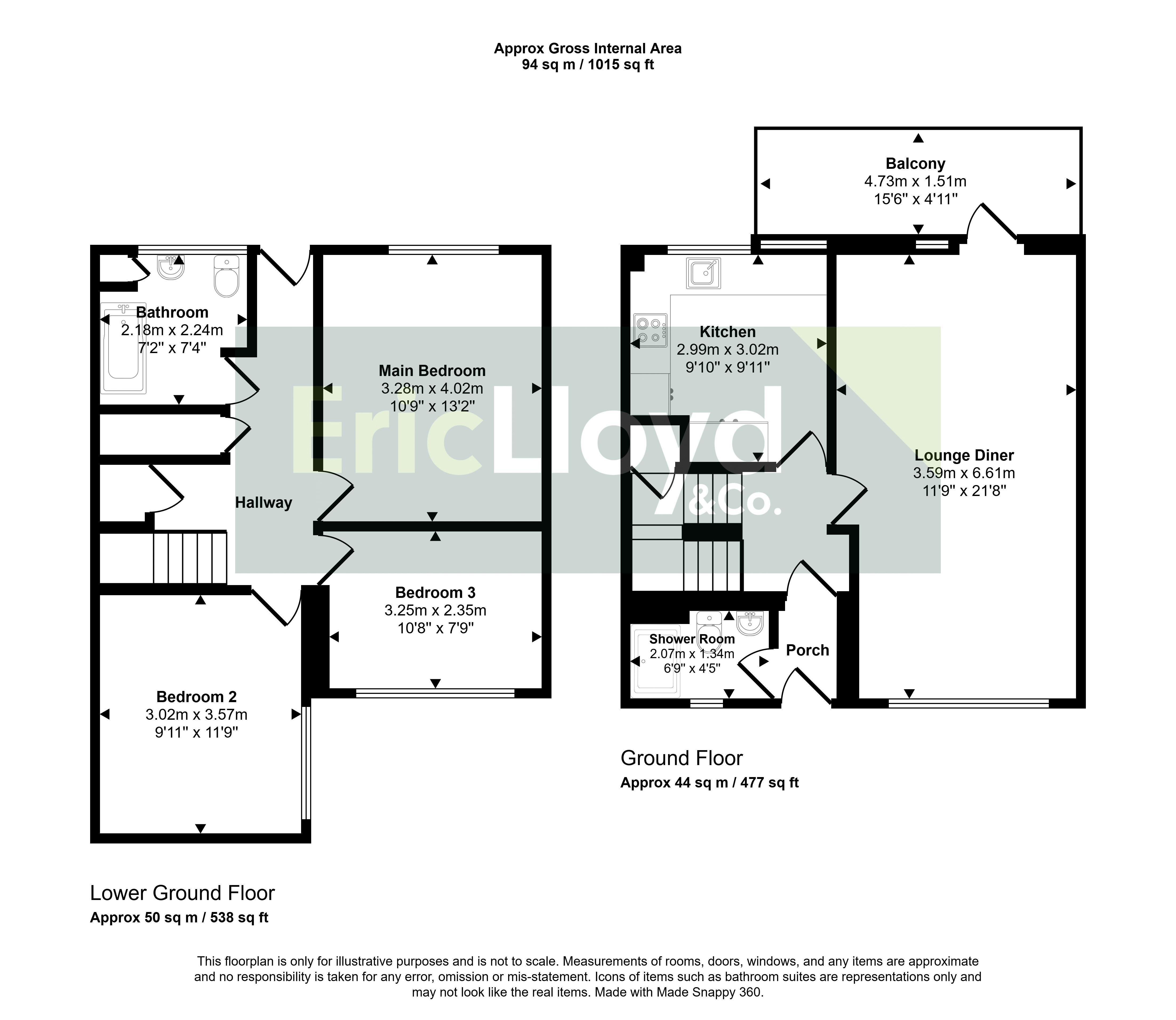 20, Red Brook Close, Paignton floorplan