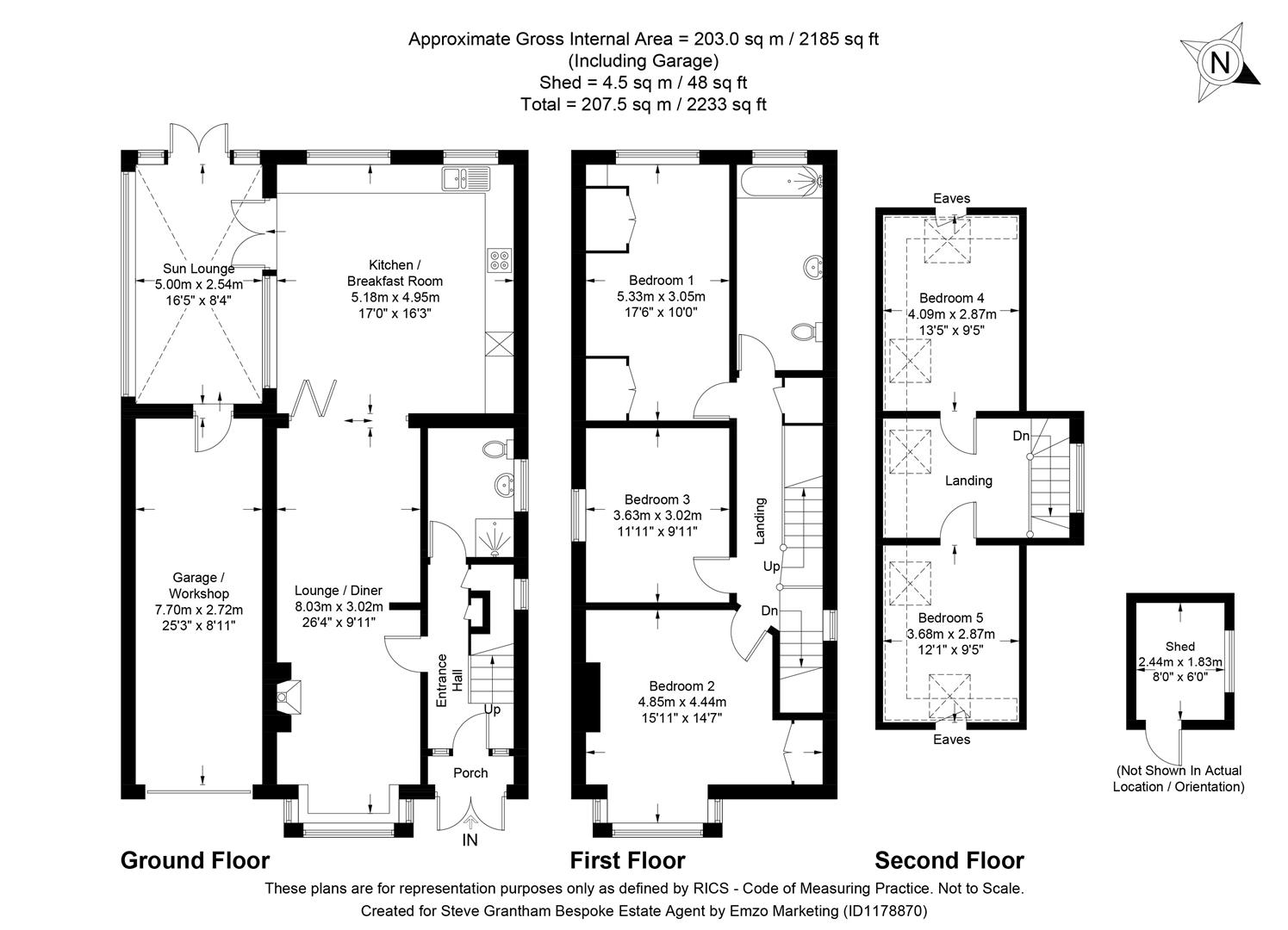 Penlea Lodge, 4 Crookhorn Lane, Purbrook floorplan