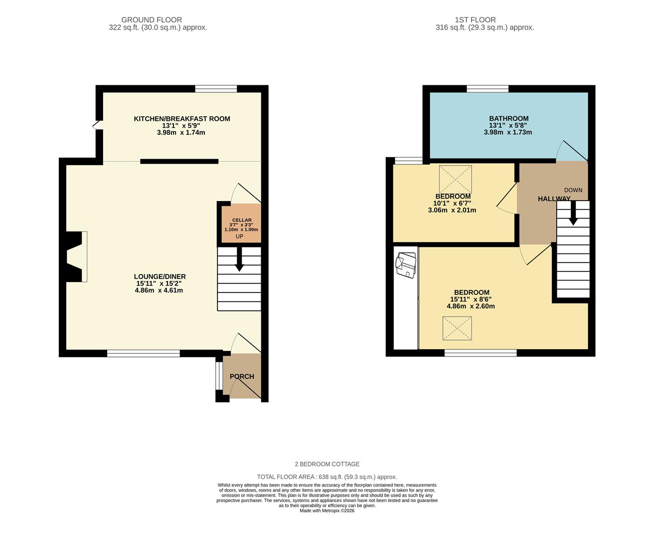 11, Spring Head, Halifax floorplan