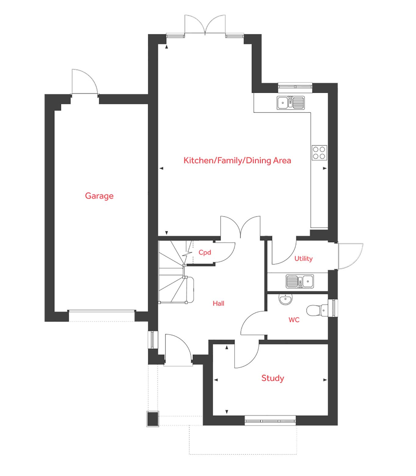 "The Carlingford" at Avery Hill Road, London SE9, 5 bedroom detached house for sale 61170290
