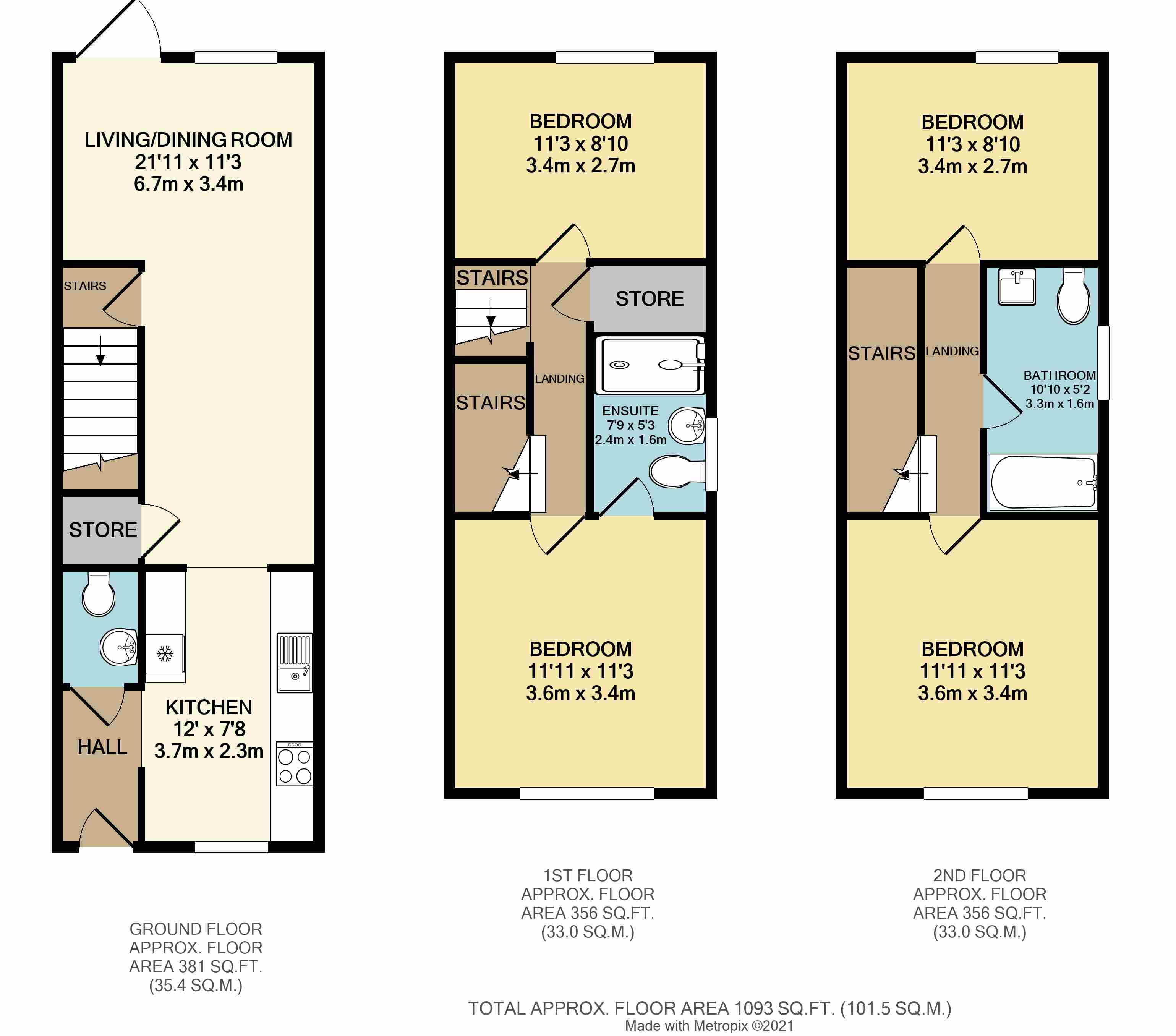 20, Elverston Street, Manchester floorplan