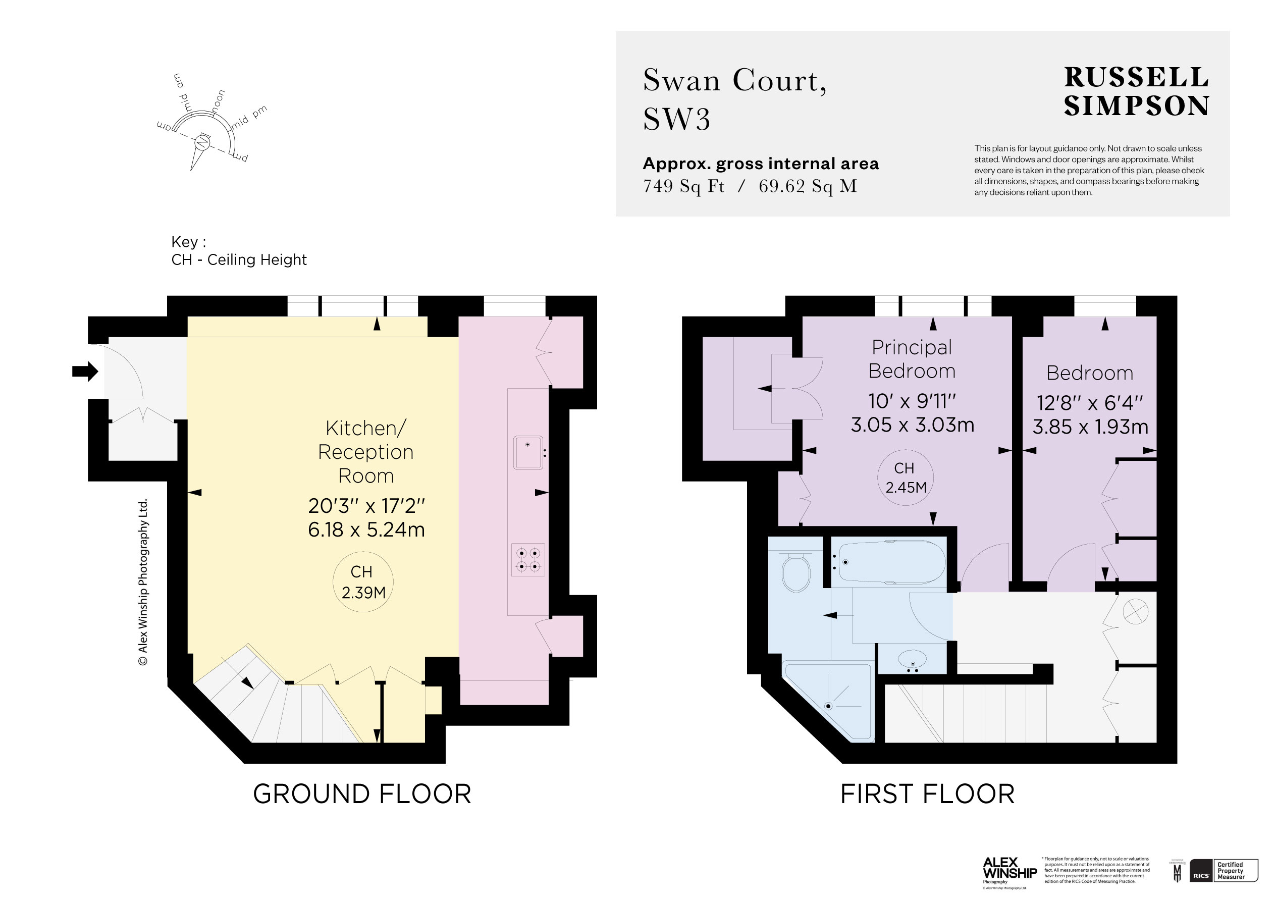 Swan Court, Chelsea floorplan