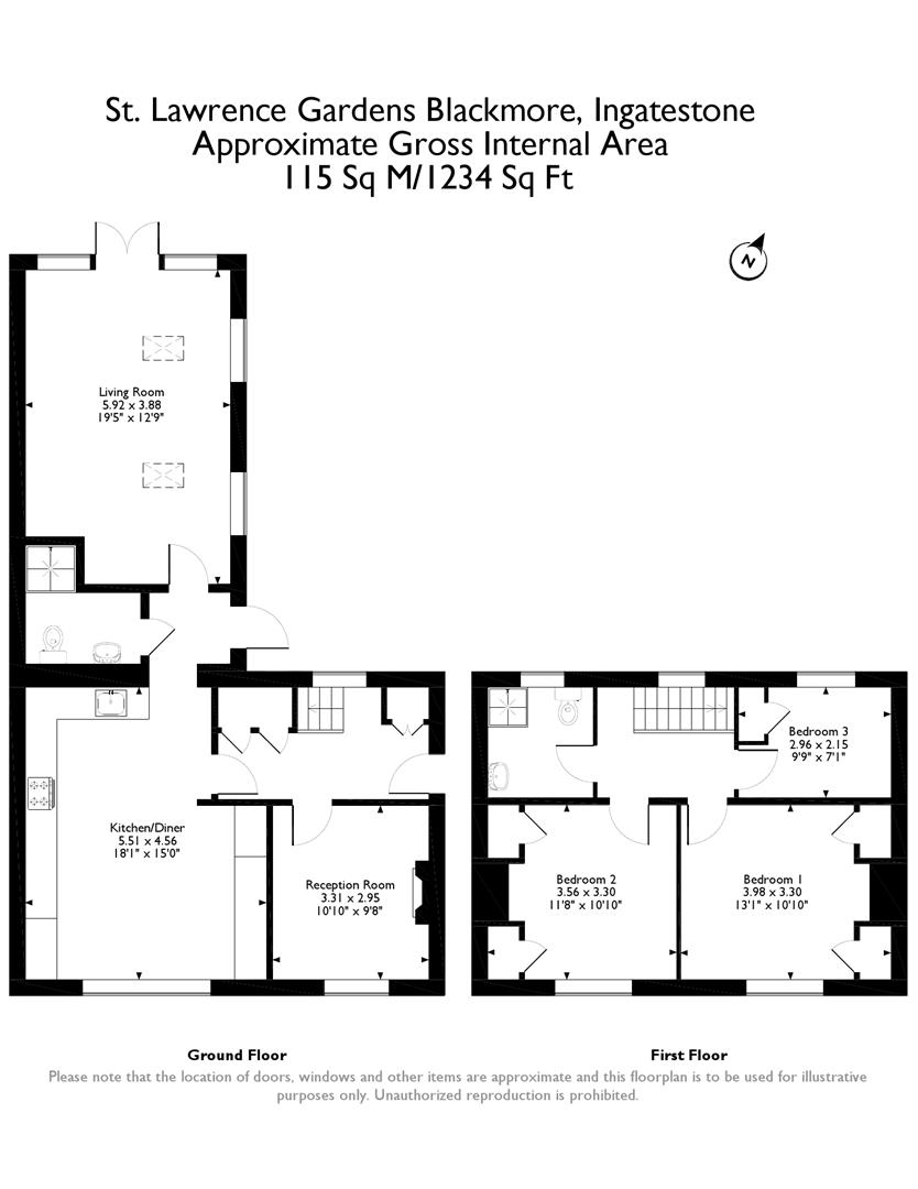 3 Bedrooms Semi-detached house for sale in St. Lawrence Gardens, Blackmore, Ingatestone CM4