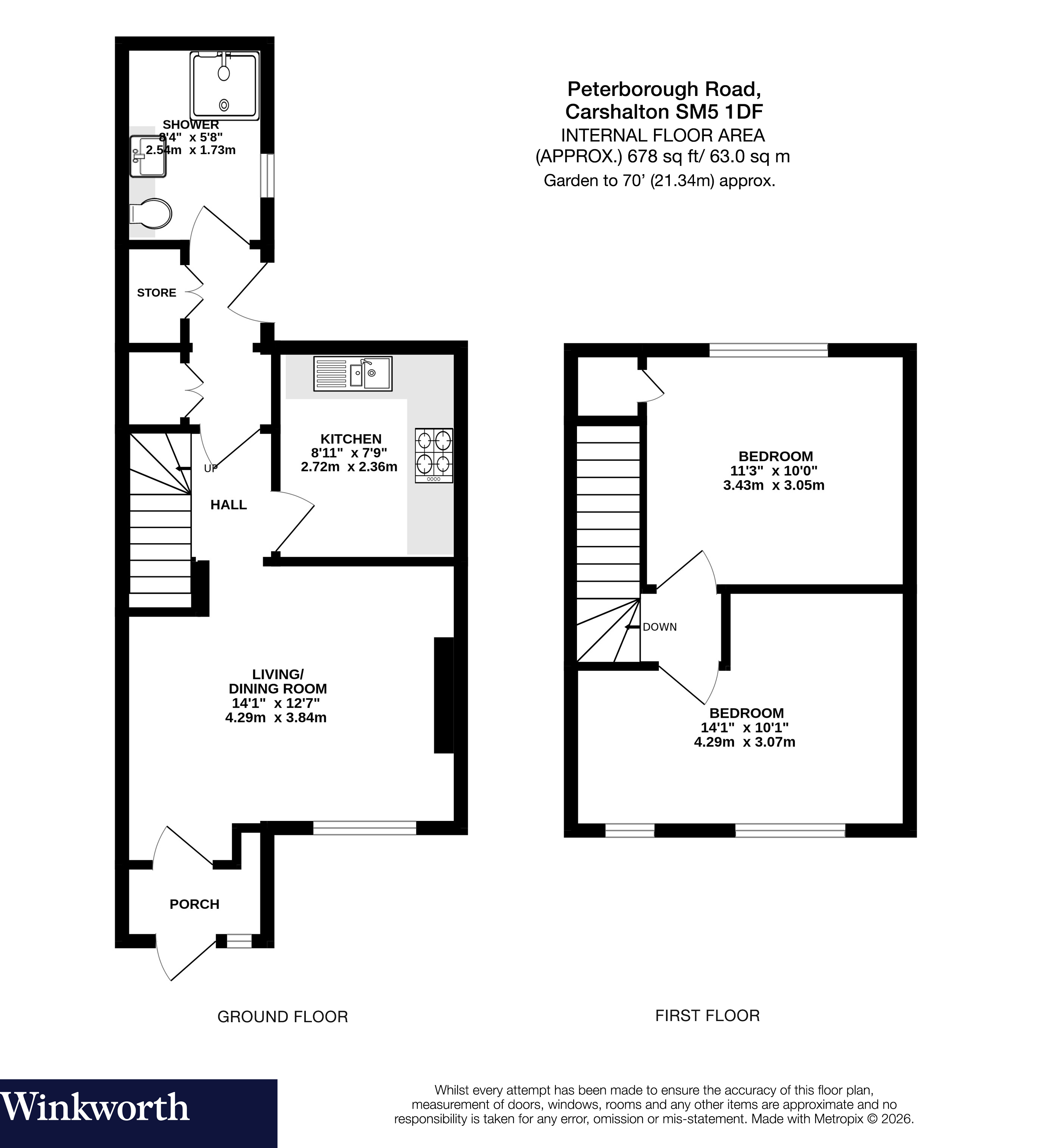 275, Peterborough Road, Carshalton floorplan
