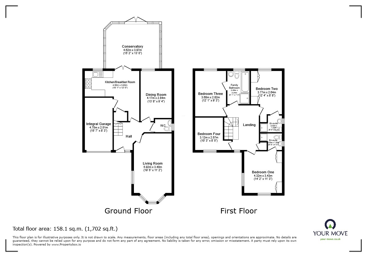 11, Sunderland Place, Bedford floorplan