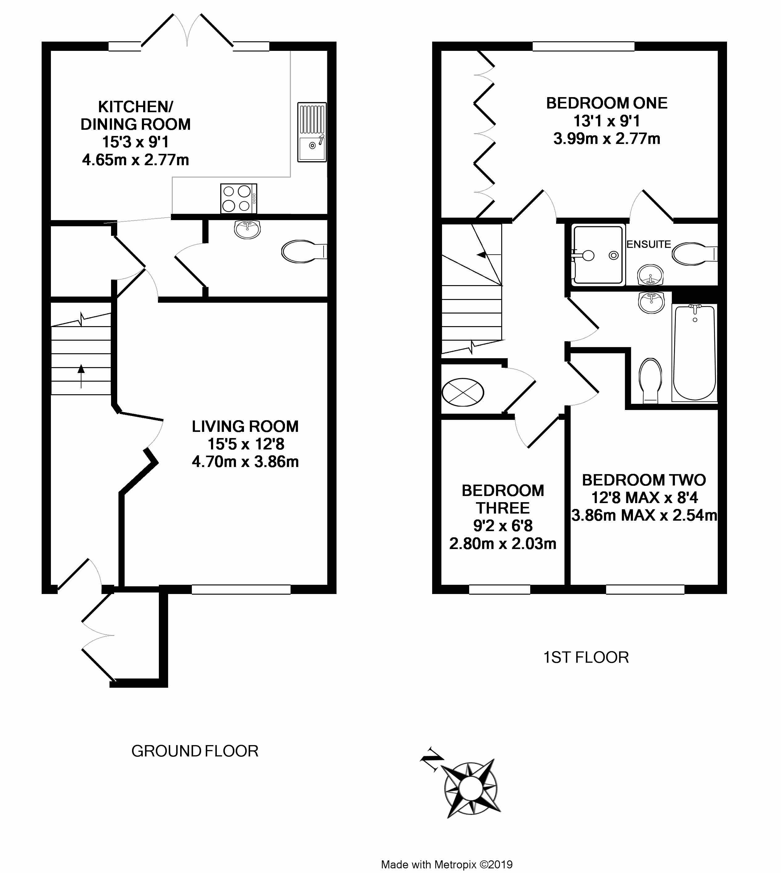 3 Bedrooms Terraced house for sale in Woodvale Road, Farnborough, Hampshire GU14