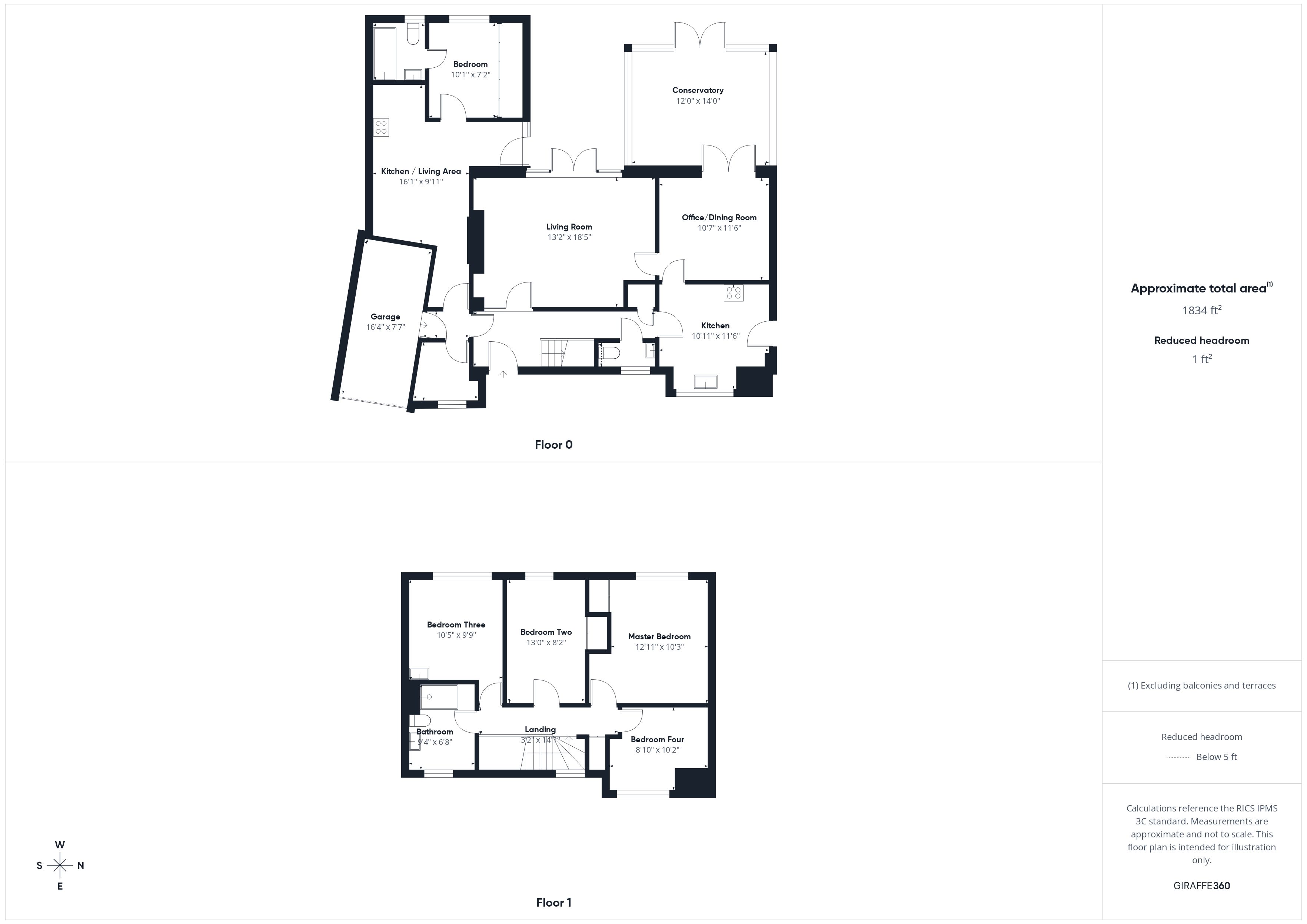 7, Chaucer Close, Wokingham floorplan