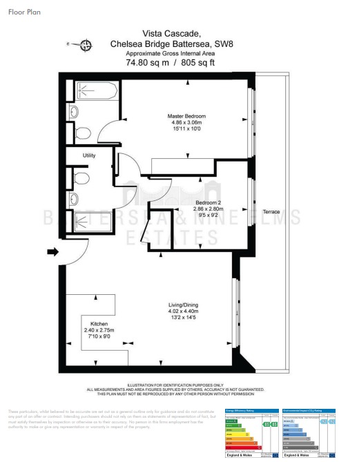 Apartment 28, Cascade Court, London floorplan
