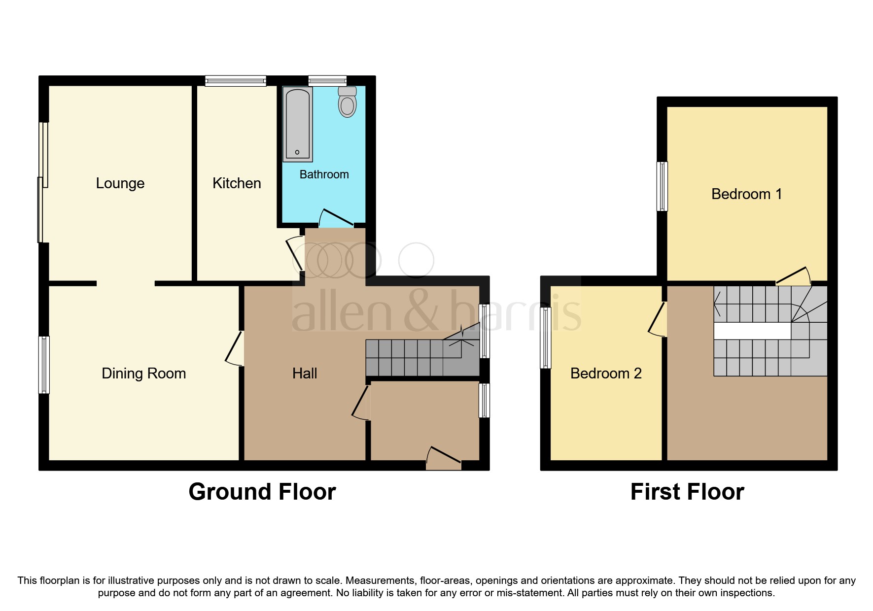 Feorlinbreck, Garelochhead, Helensburgh G84, 2 bedroom semidetached