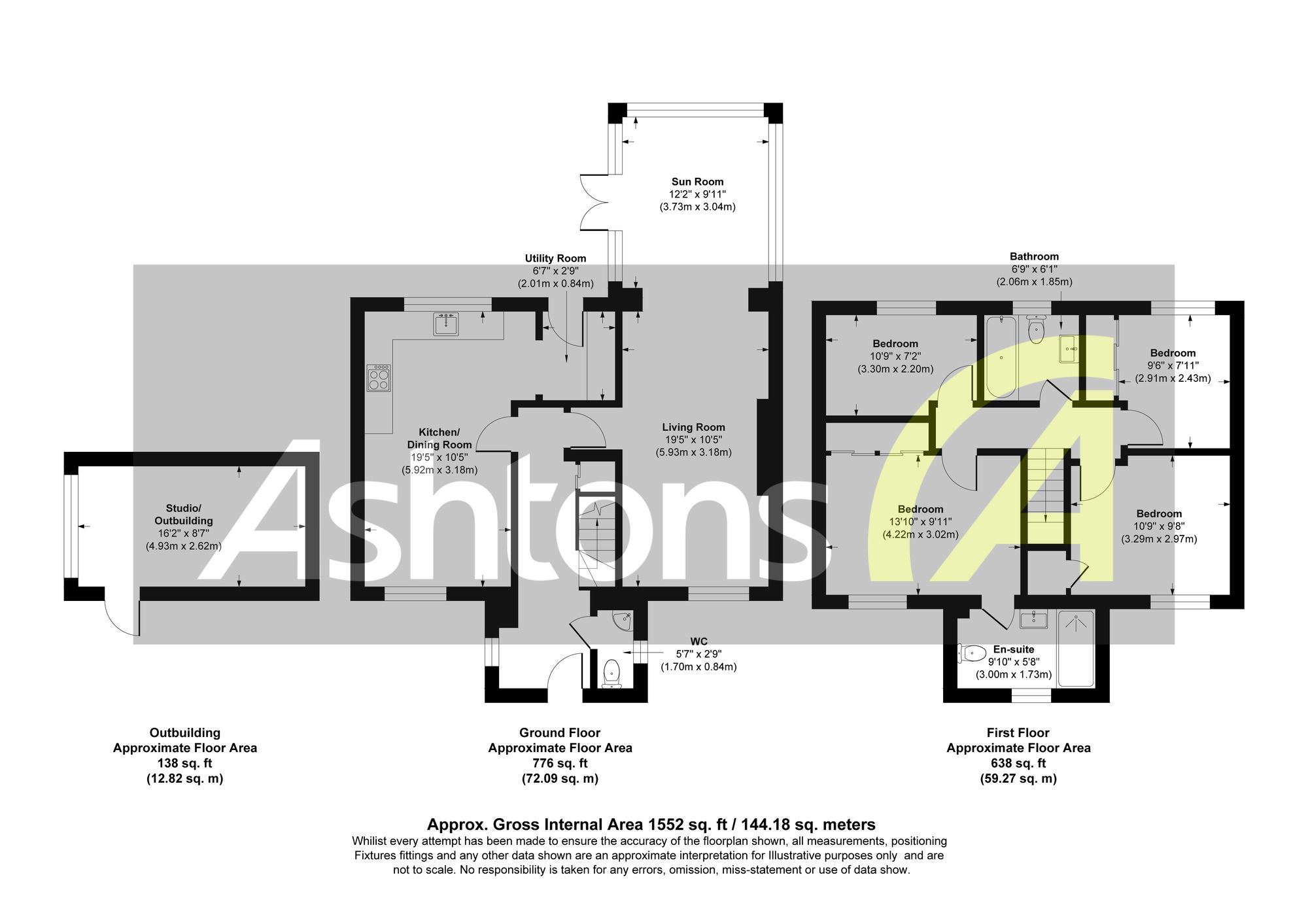 15 Rosewood Grove, Widnes floorplan