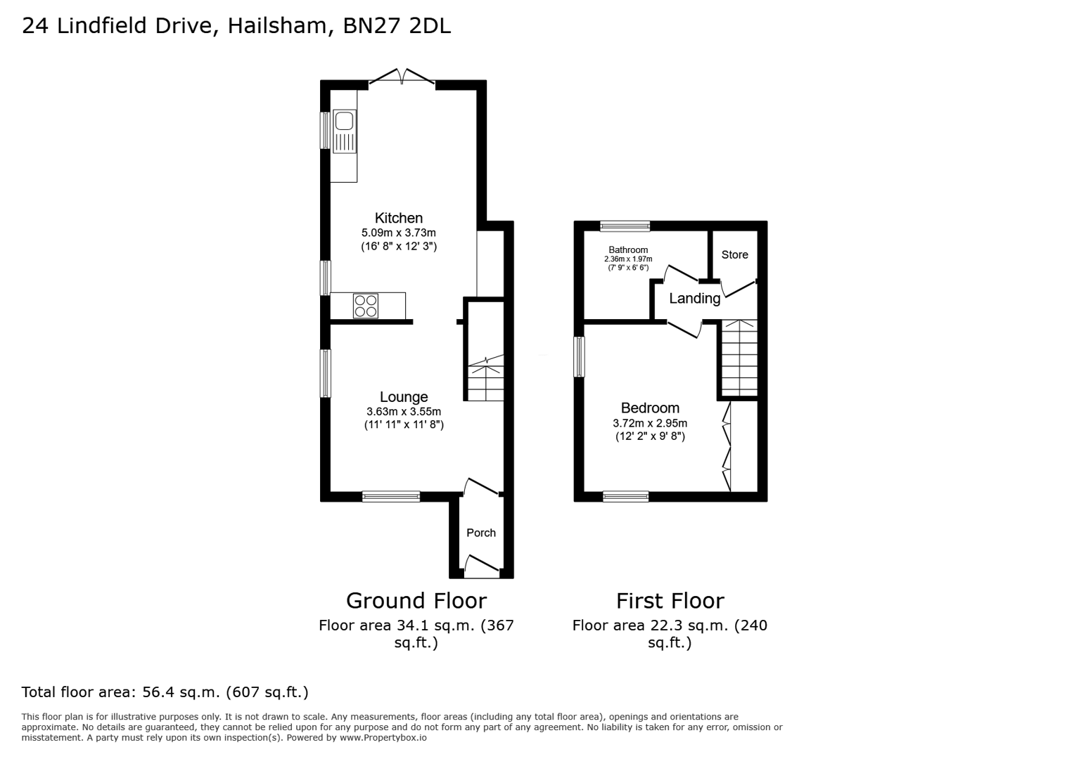 24, Lindfield Drive, Hailsham floorplan
