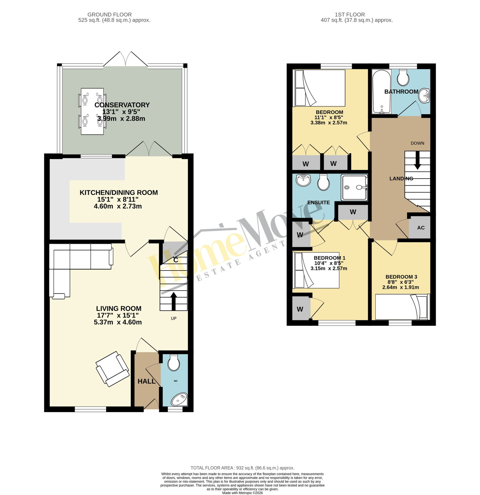 36, Freshman Way, Market Harborough floorplan