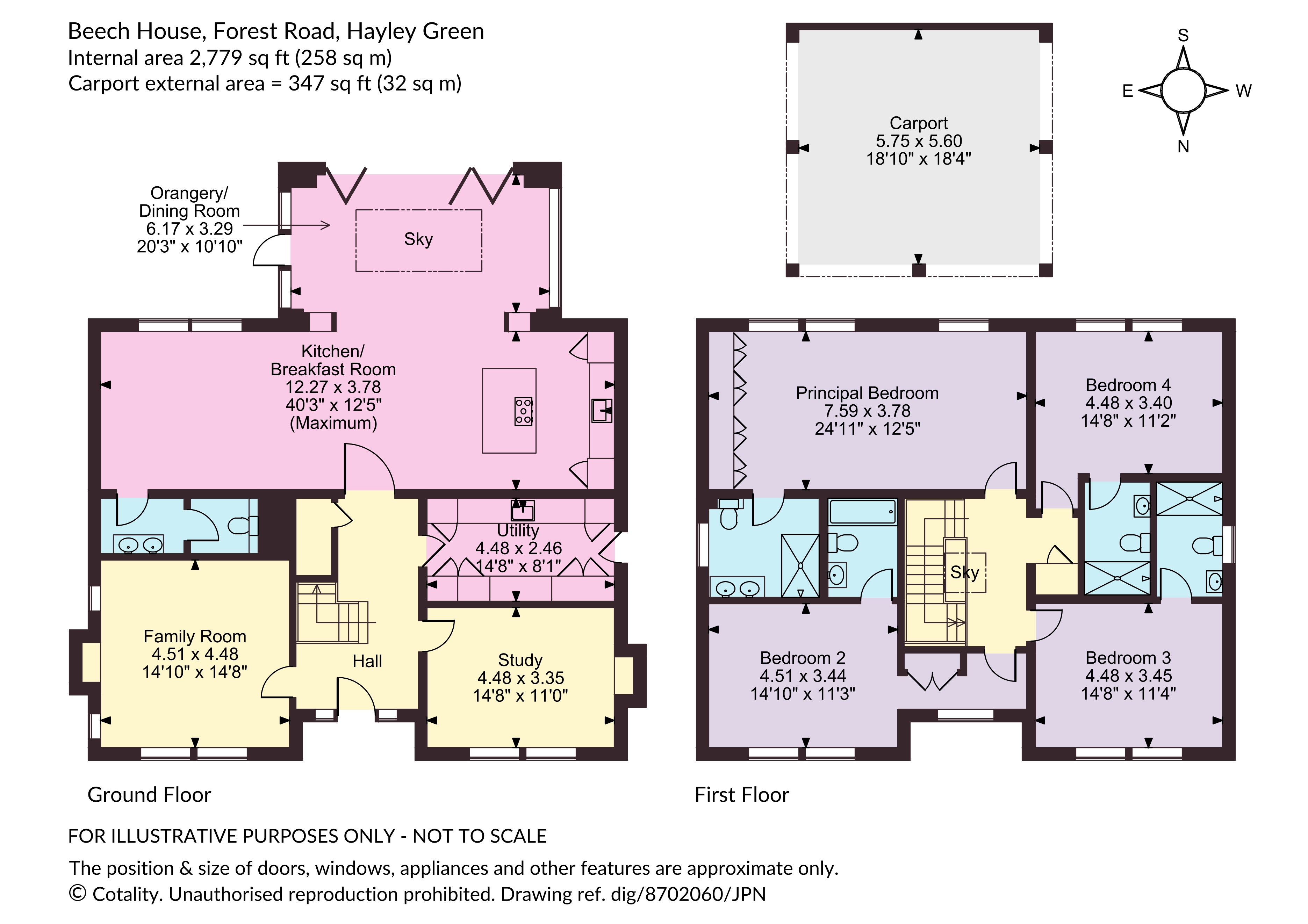 Beech House,, Forest Road, Warfield floorplan
