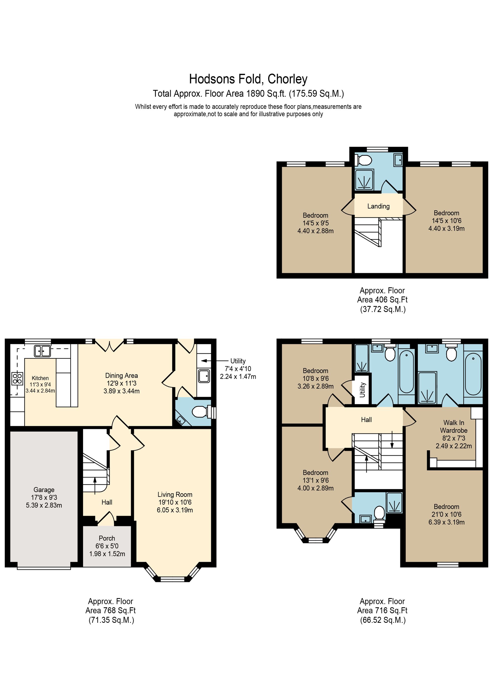 2 Hodsons Fold, Chorley floorplan