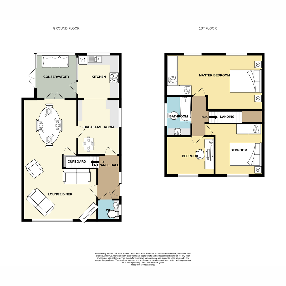 1, Bryngwennol, Llanbradach floorplan