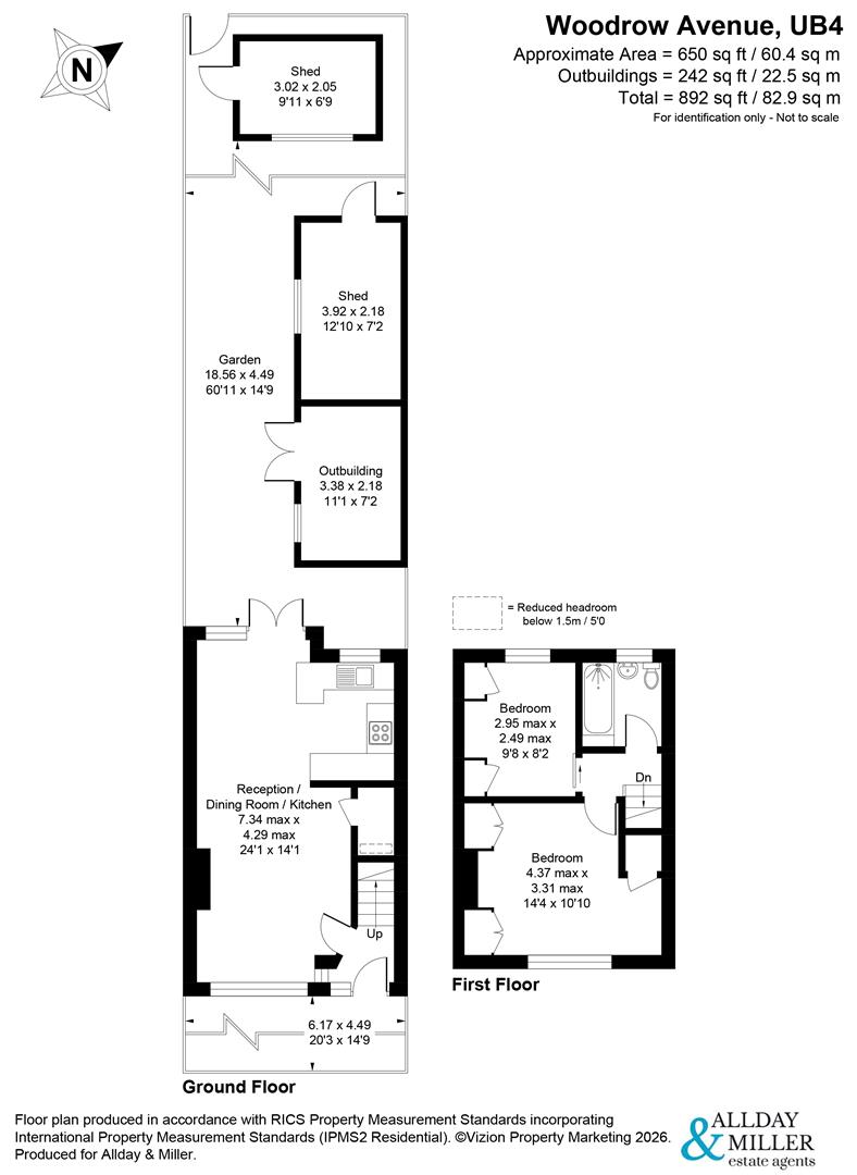 31, Woodrow Avenue, Hayes floorplan