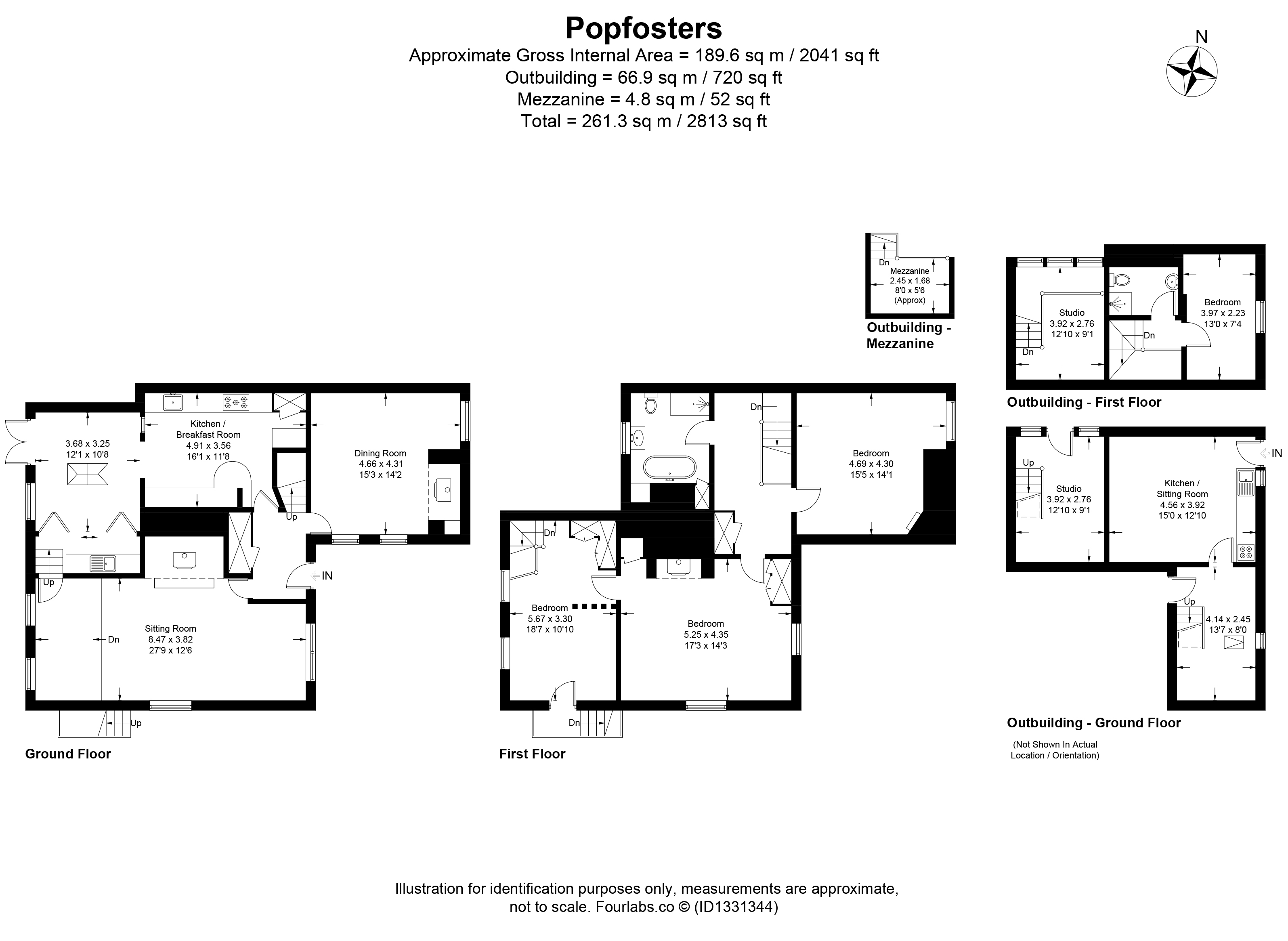 Popfosters,, Church Street, Weston-Subedge floorplan