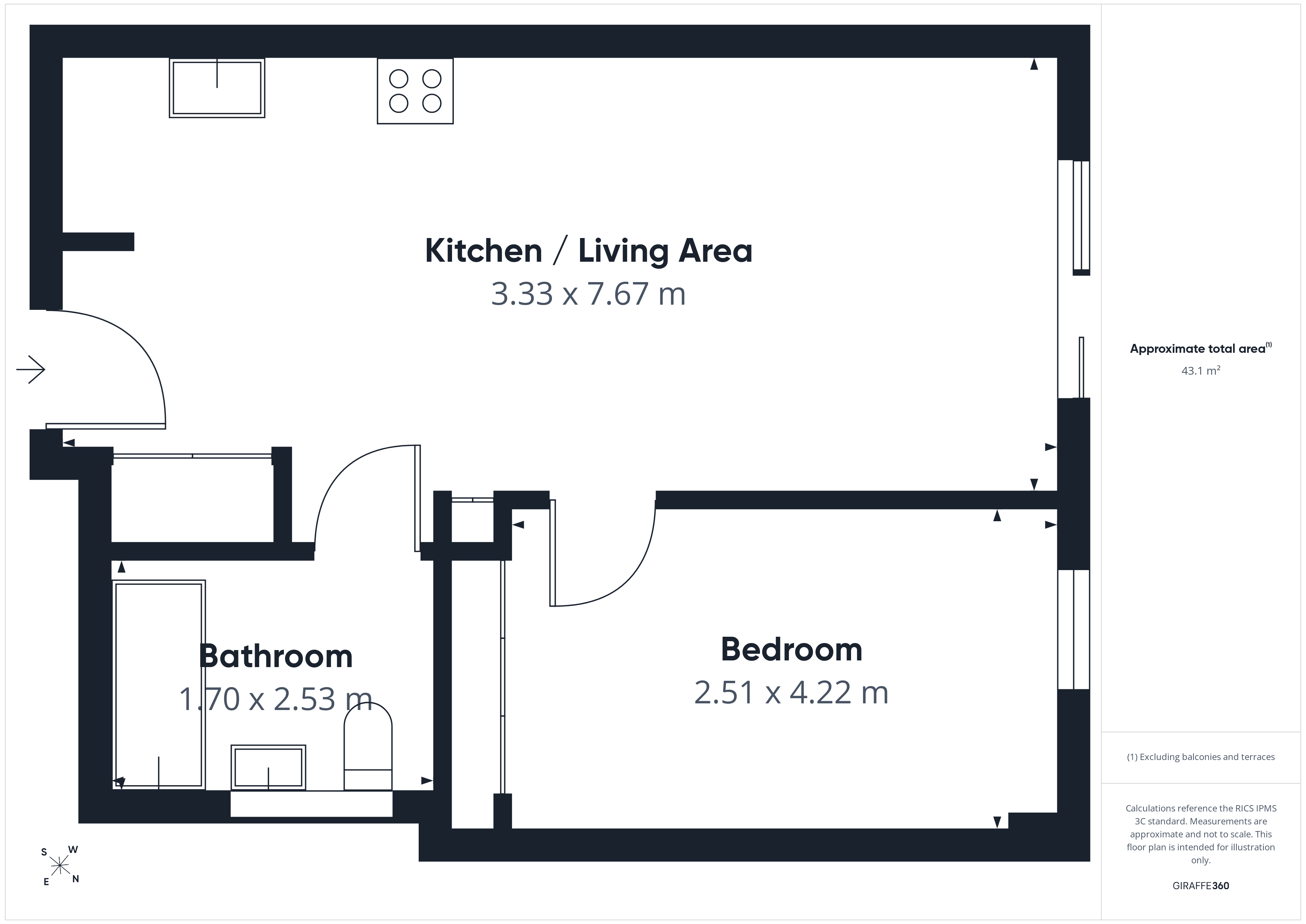 D105, 11 Lockside Lane floorplan