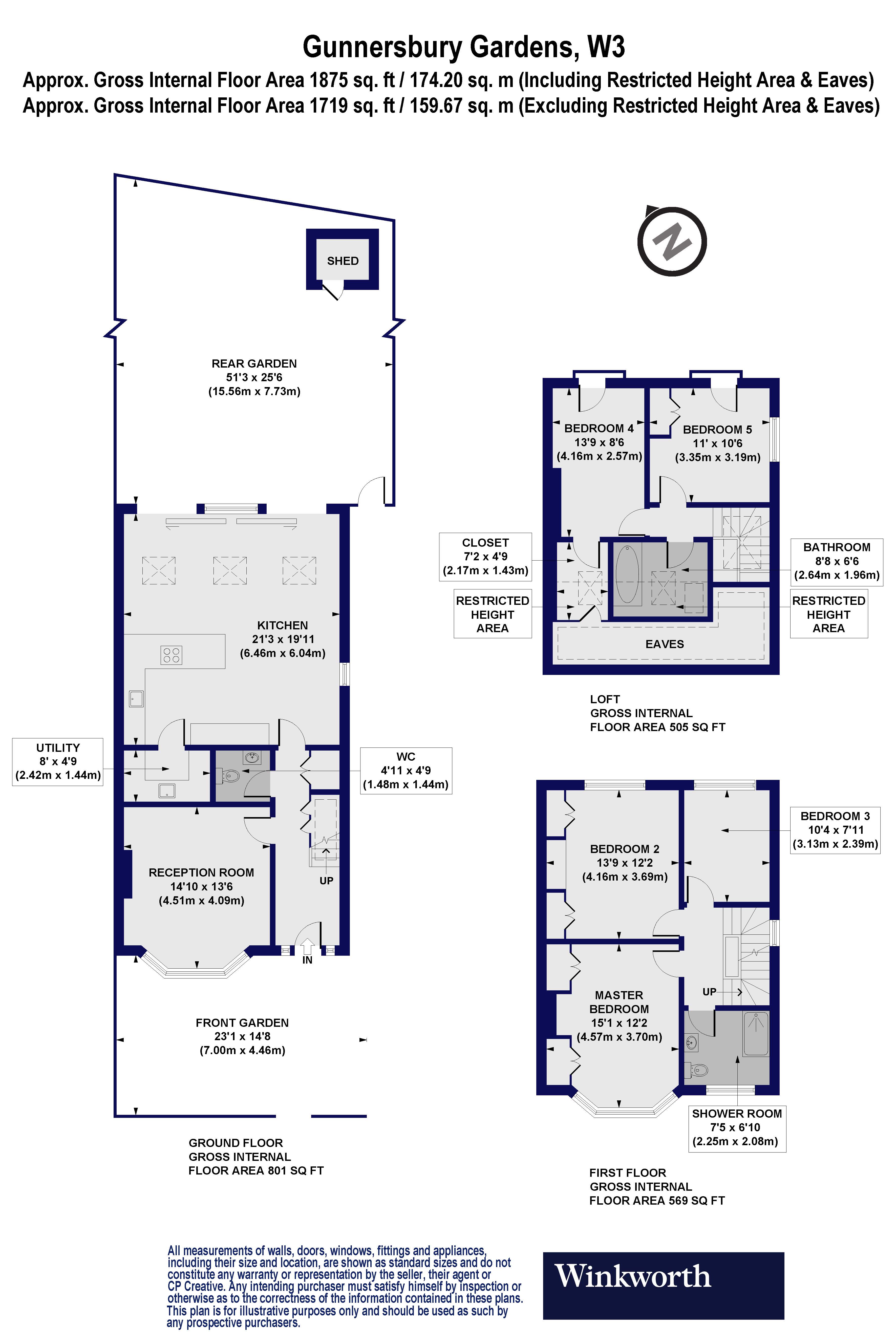 8, Gunnersbury Gardens, UK floorplan