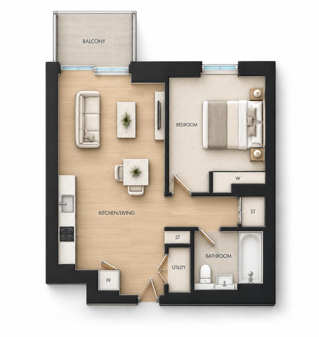 45325234, Ferry Island, 2 Heart Of Hale, London floorplan