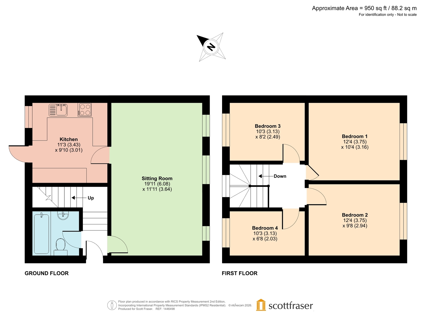 16, Bertie Place, South Oxford floorplan