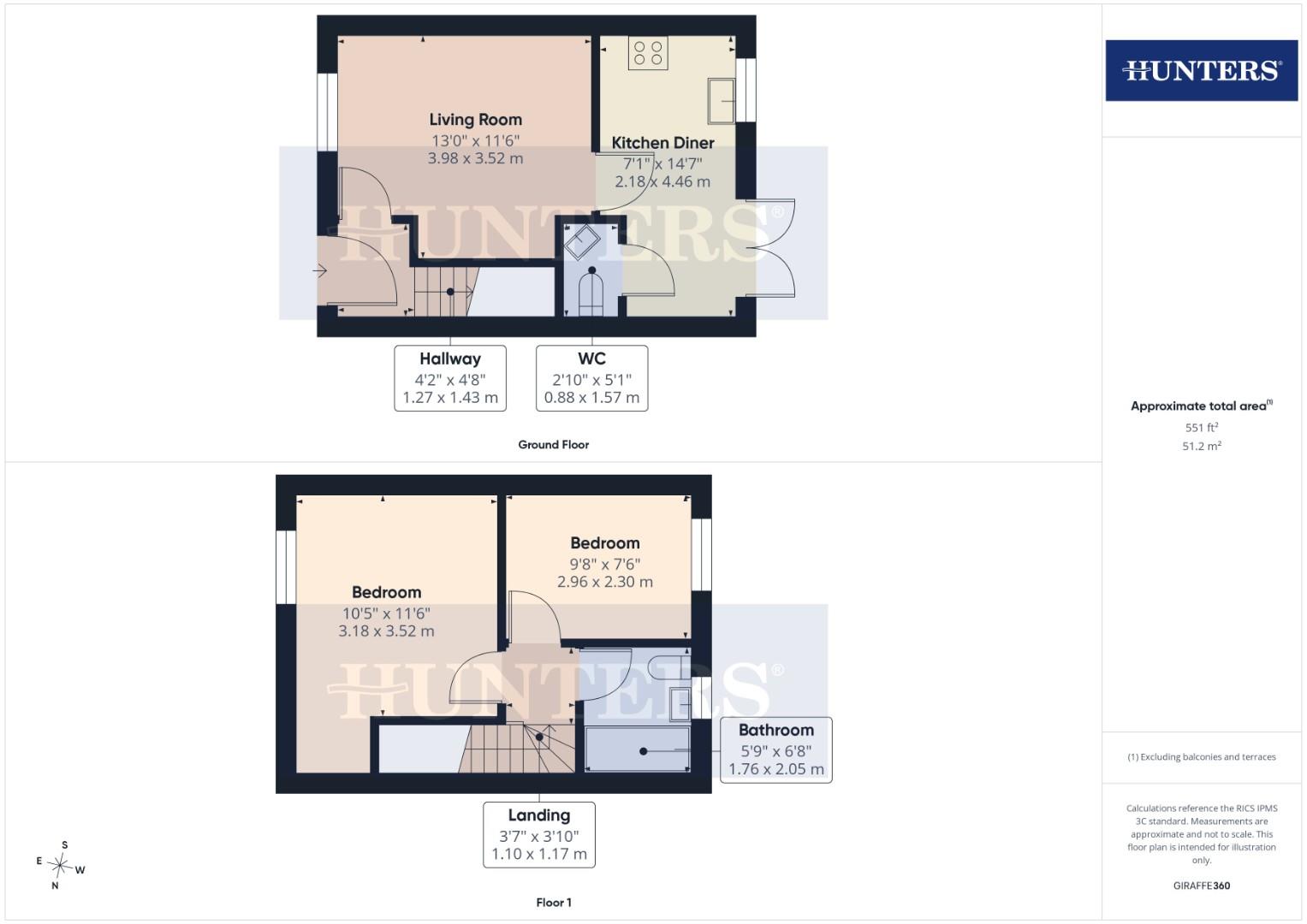 9, Sixton Place, Filey floorplan