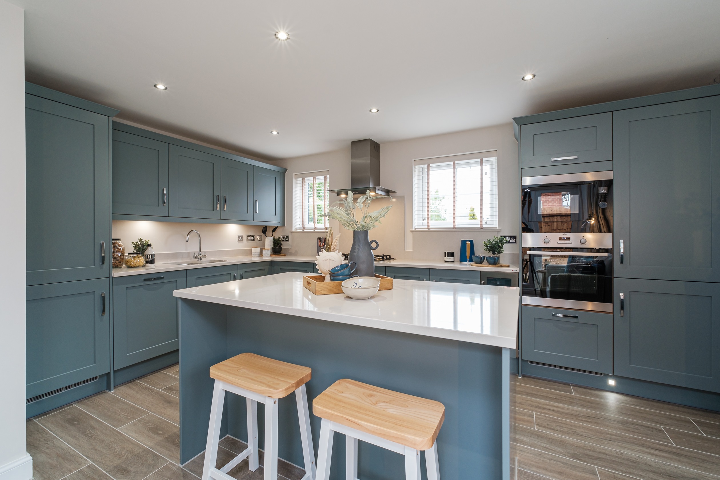 Property 3 of 10. Interior View Of The Kitchen &amp; Breakfast Area In Our 4 Bed Alderney Home