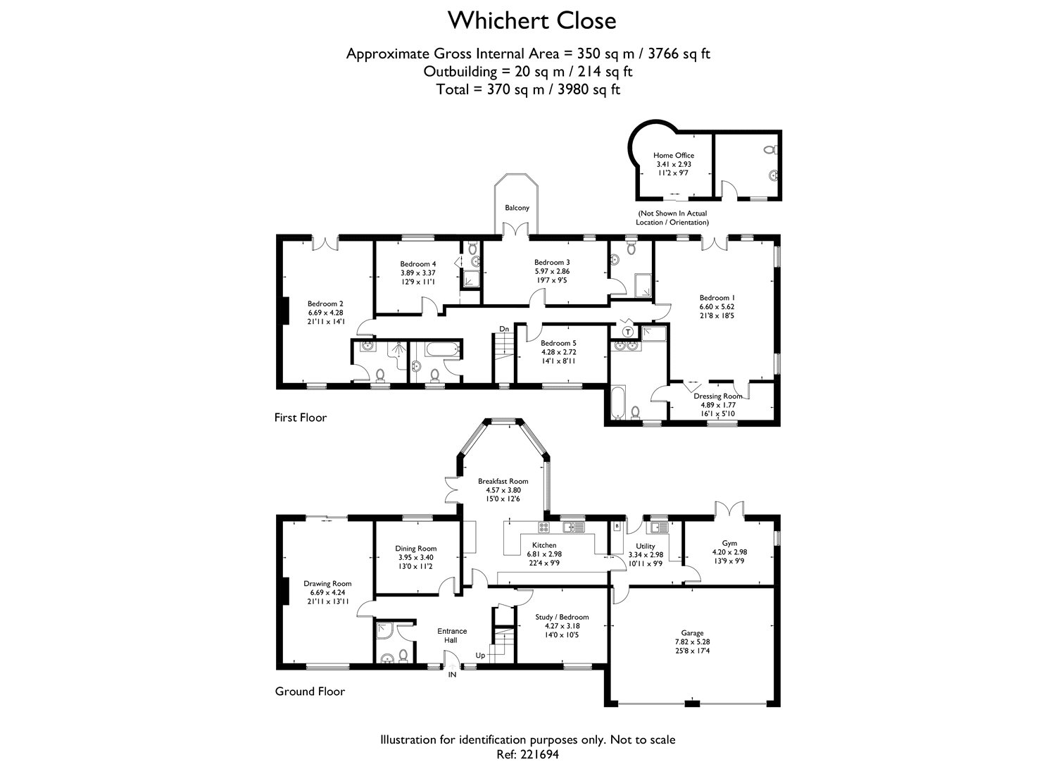 6 Bedrooms Detached house for sale in Whichert Close, Knotty Green, Beaconsfield, Buckinghamshire HP9