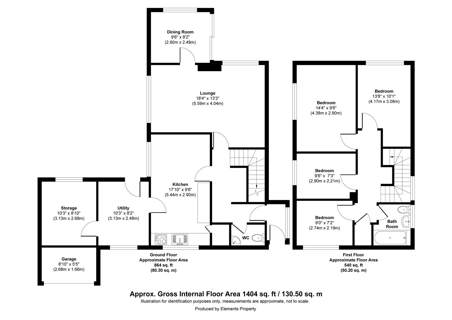 33, Hawkenbury, Harlow floorplan