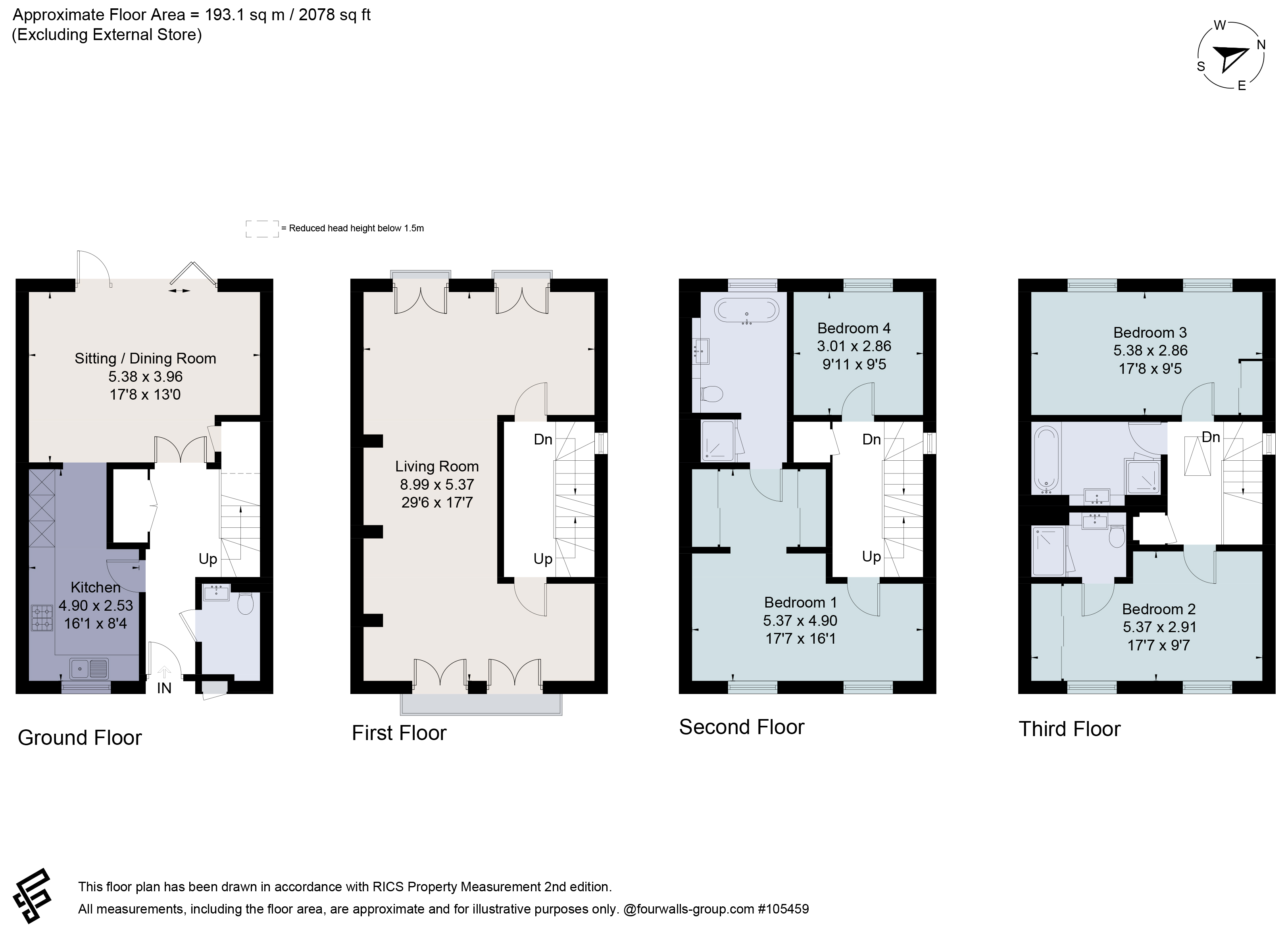 14, Longmead Terrace, Somerset floorplan