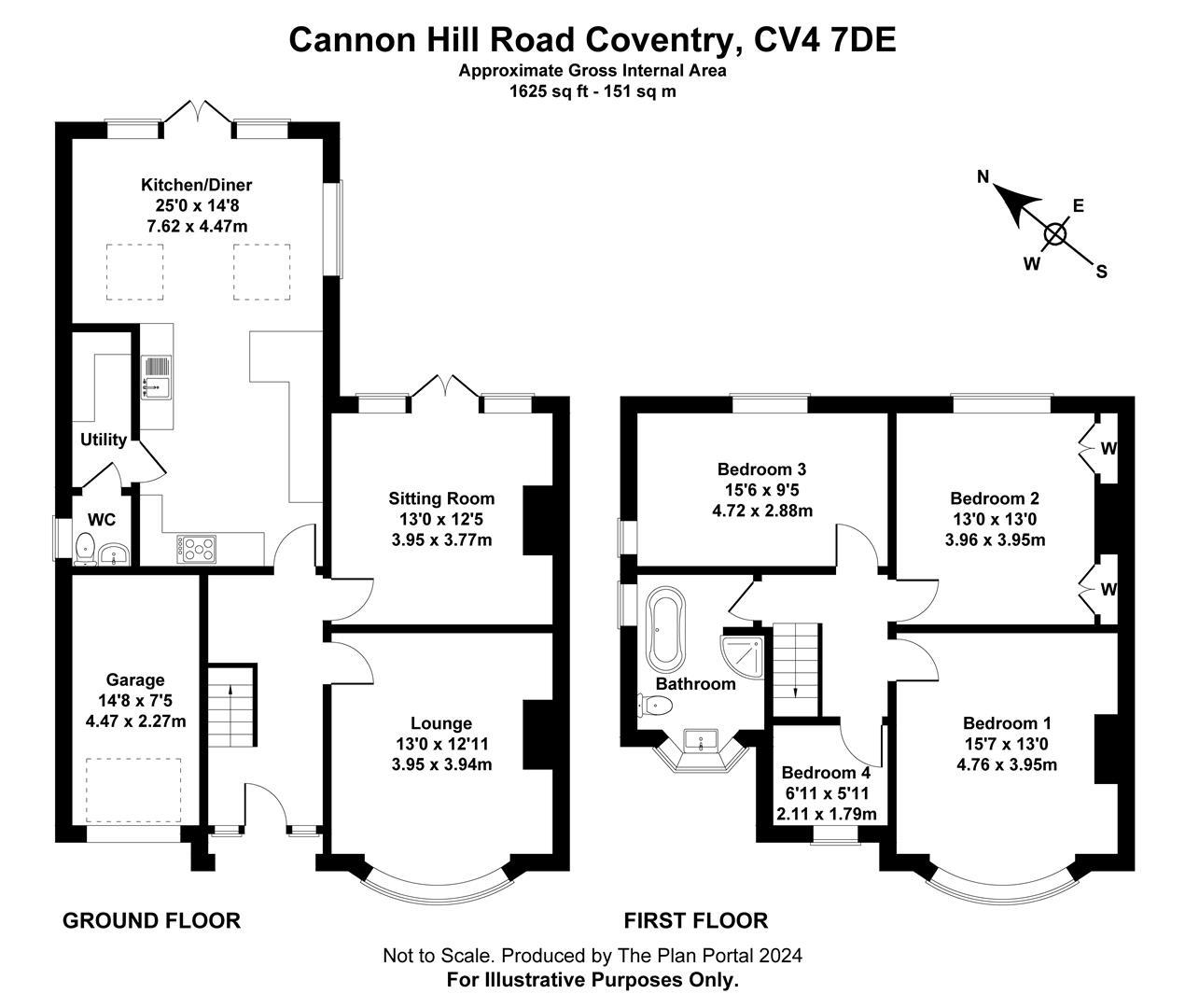 26, Cannon Hill Road, Coventry floorplan