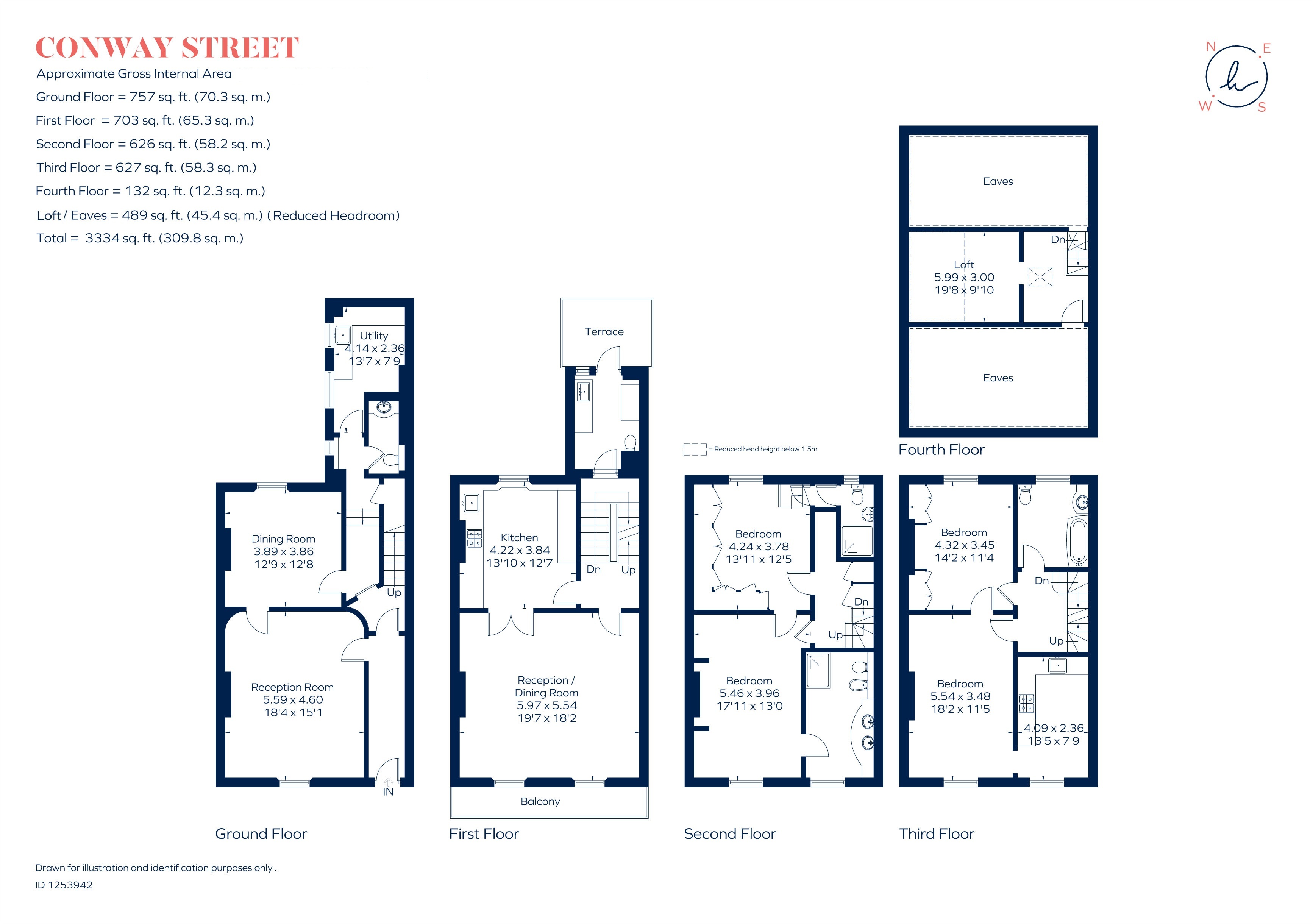 18, Conway Street, London floorplan