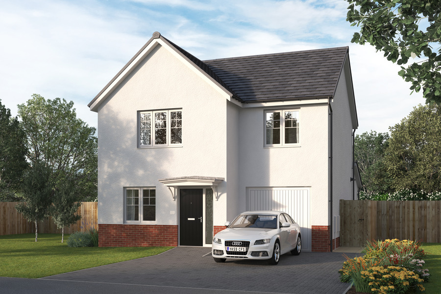 Computer Generated Image, Indicative Exterior, New Build Home