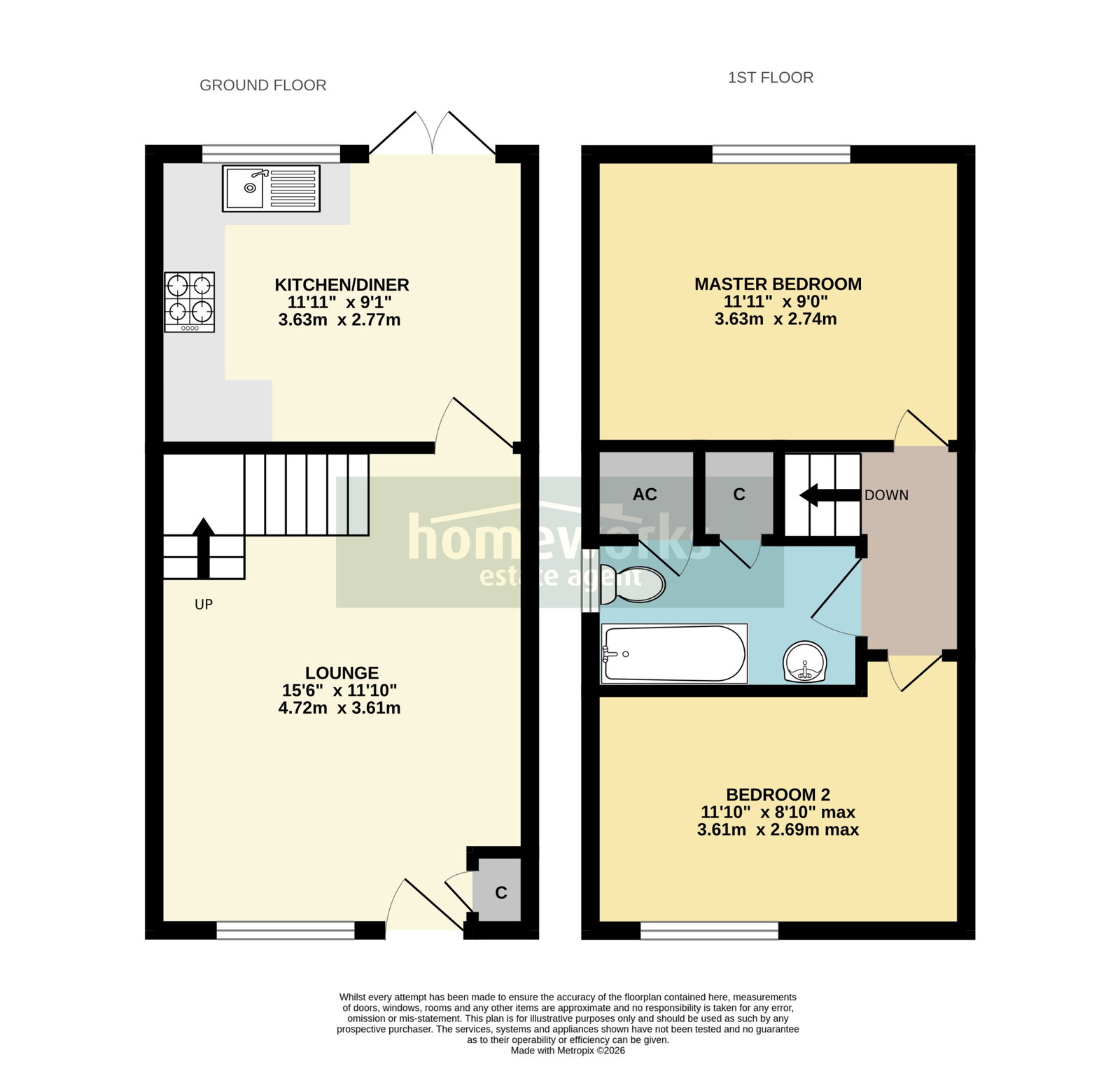 41, Brooks Drive, Dereham floorplan