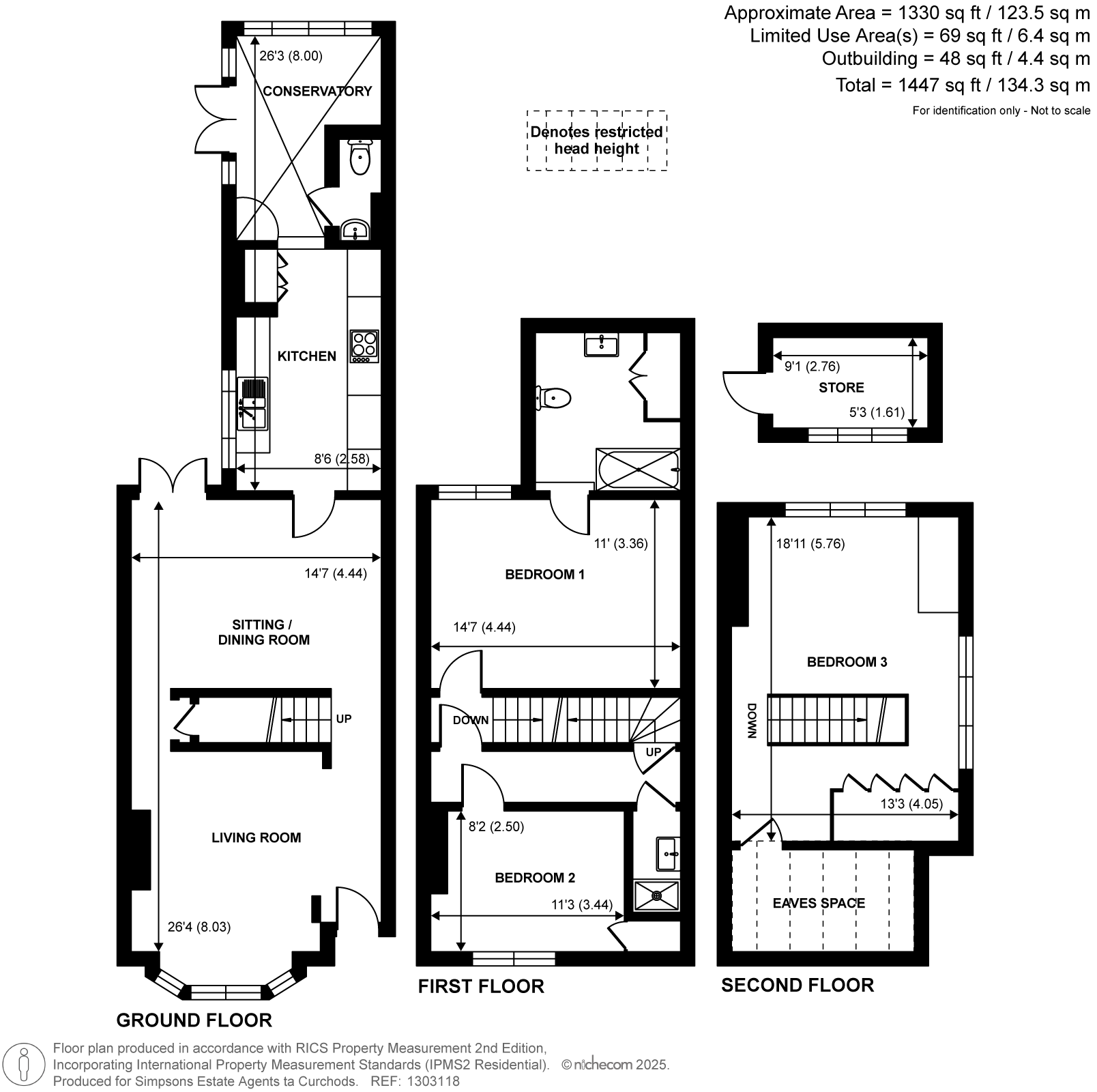 7, Dorchester Road, Weybridge floorplan