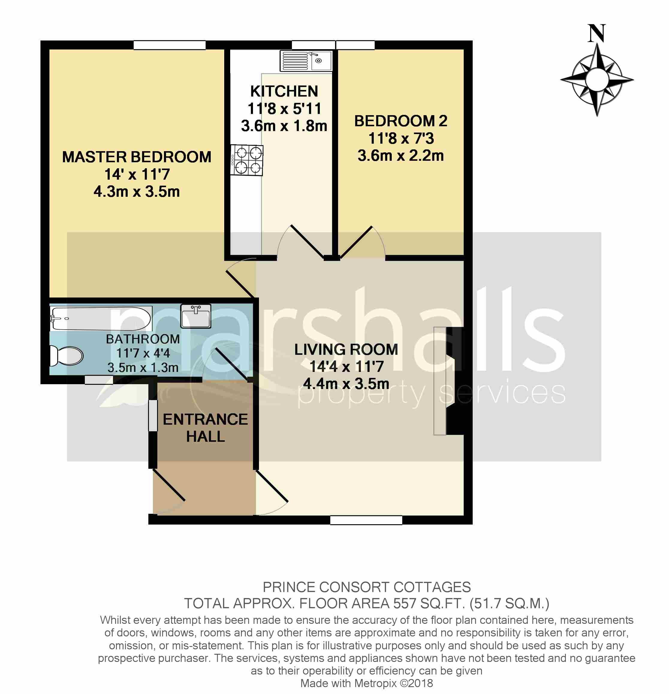 Prince Consort Cottages, Windsor SL4, 2 bedroom flat for sale