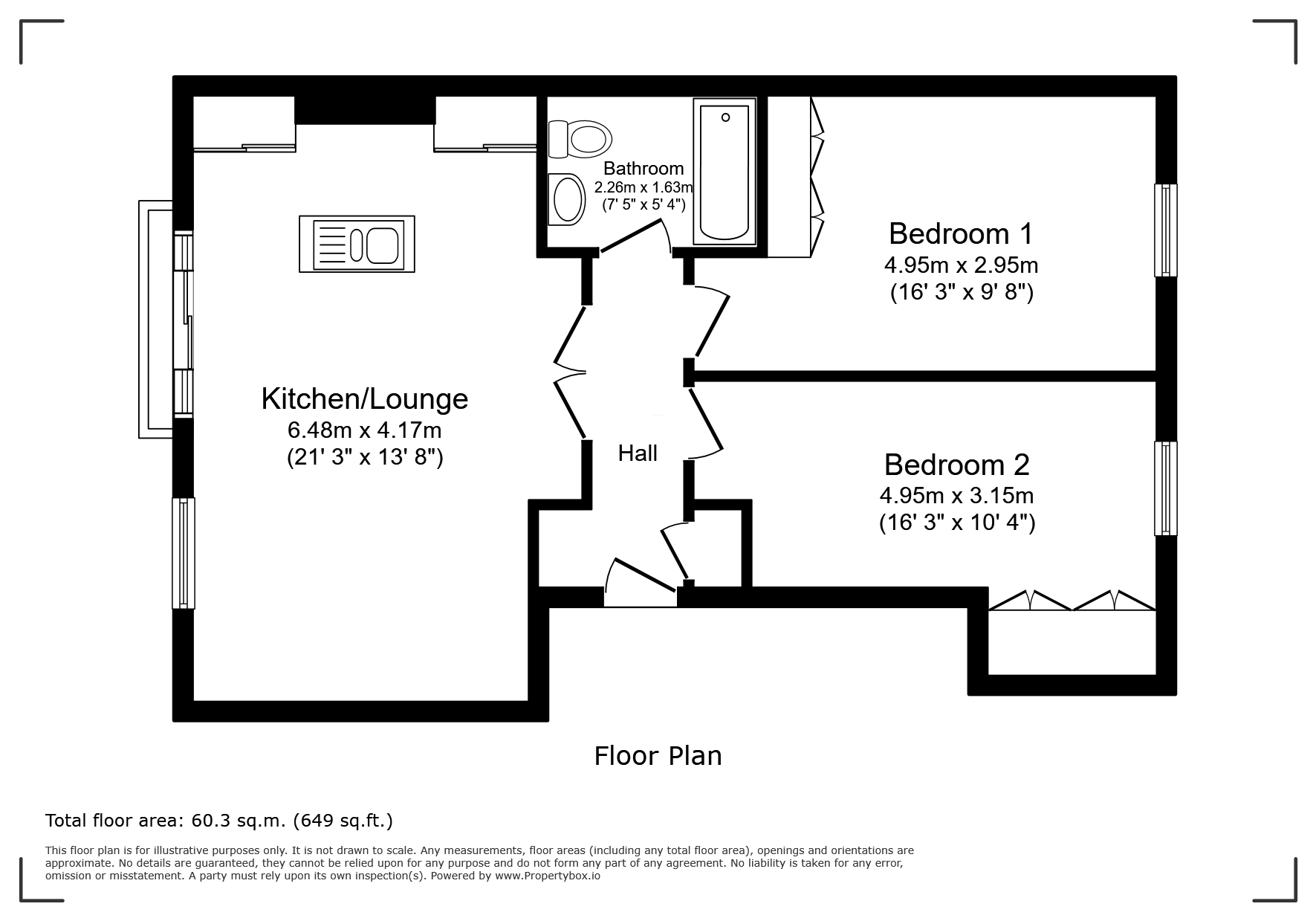 4 The Warehouse, Well Lane, Gateshead floorplan