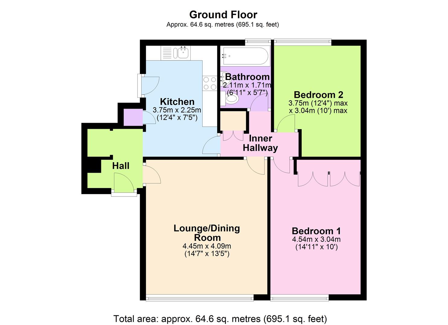 2 Bedrooms Flat for sale in Elm Close, Mapperley Park, Nottingham NG3