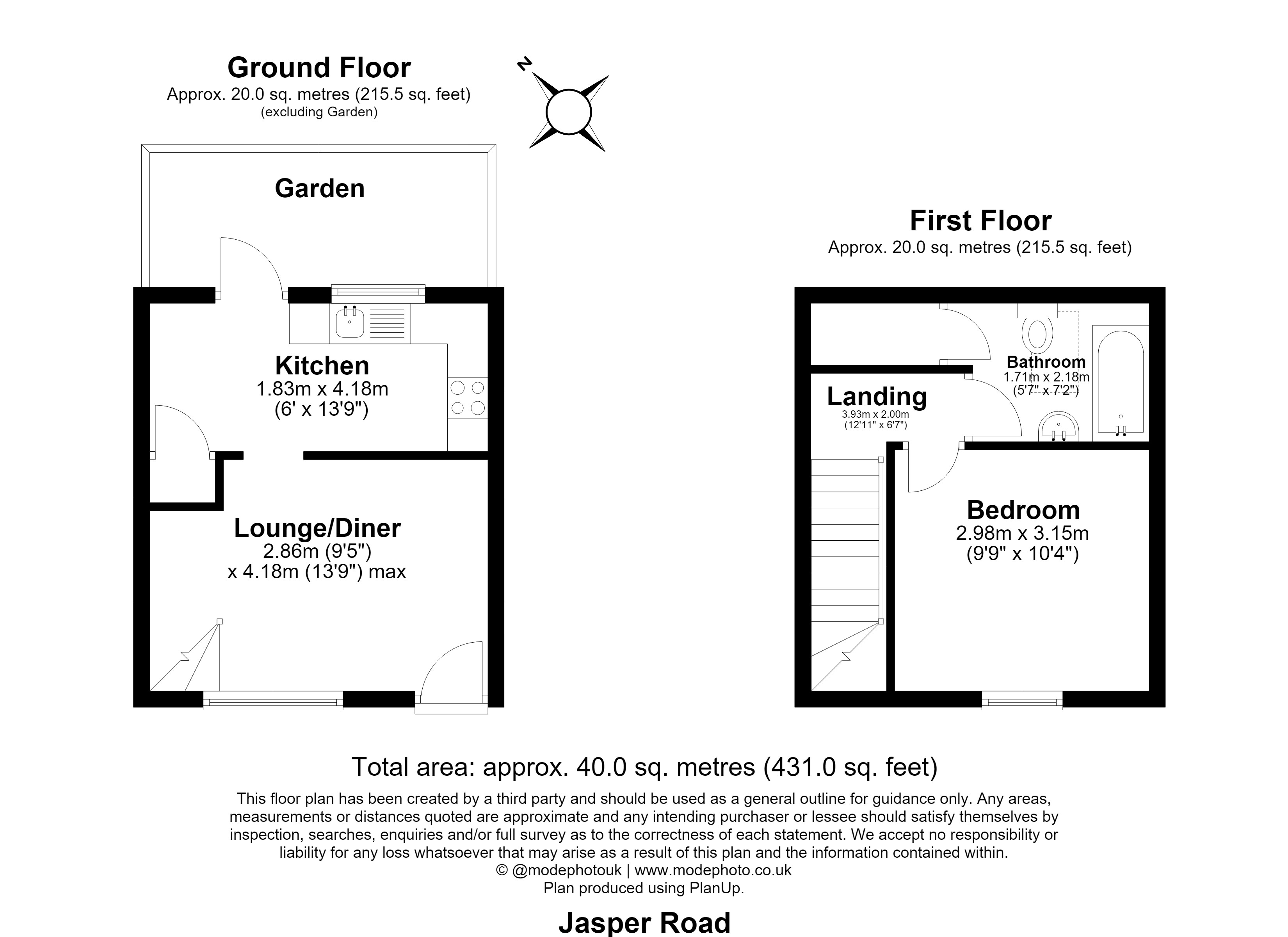 4, Jasper Road, London floorplan