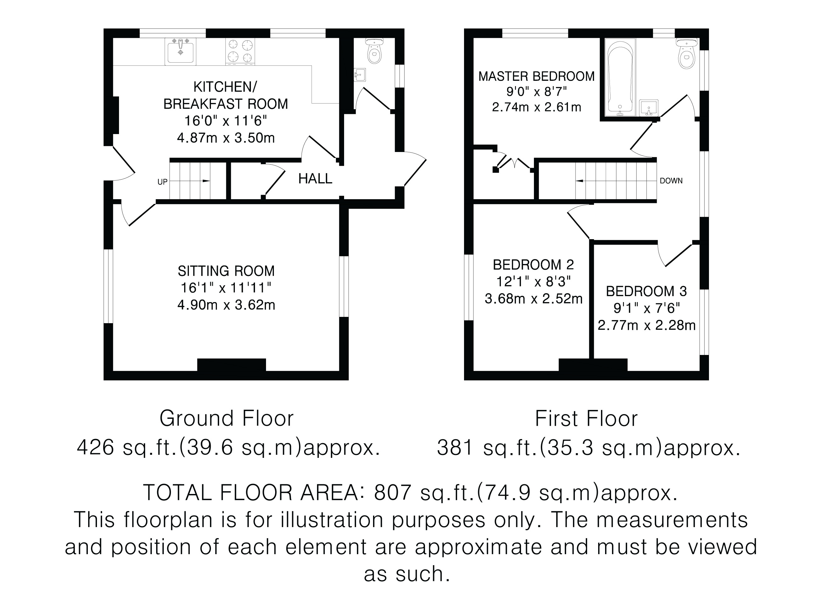 27, Curtis Way, Berkhamsted floorplan