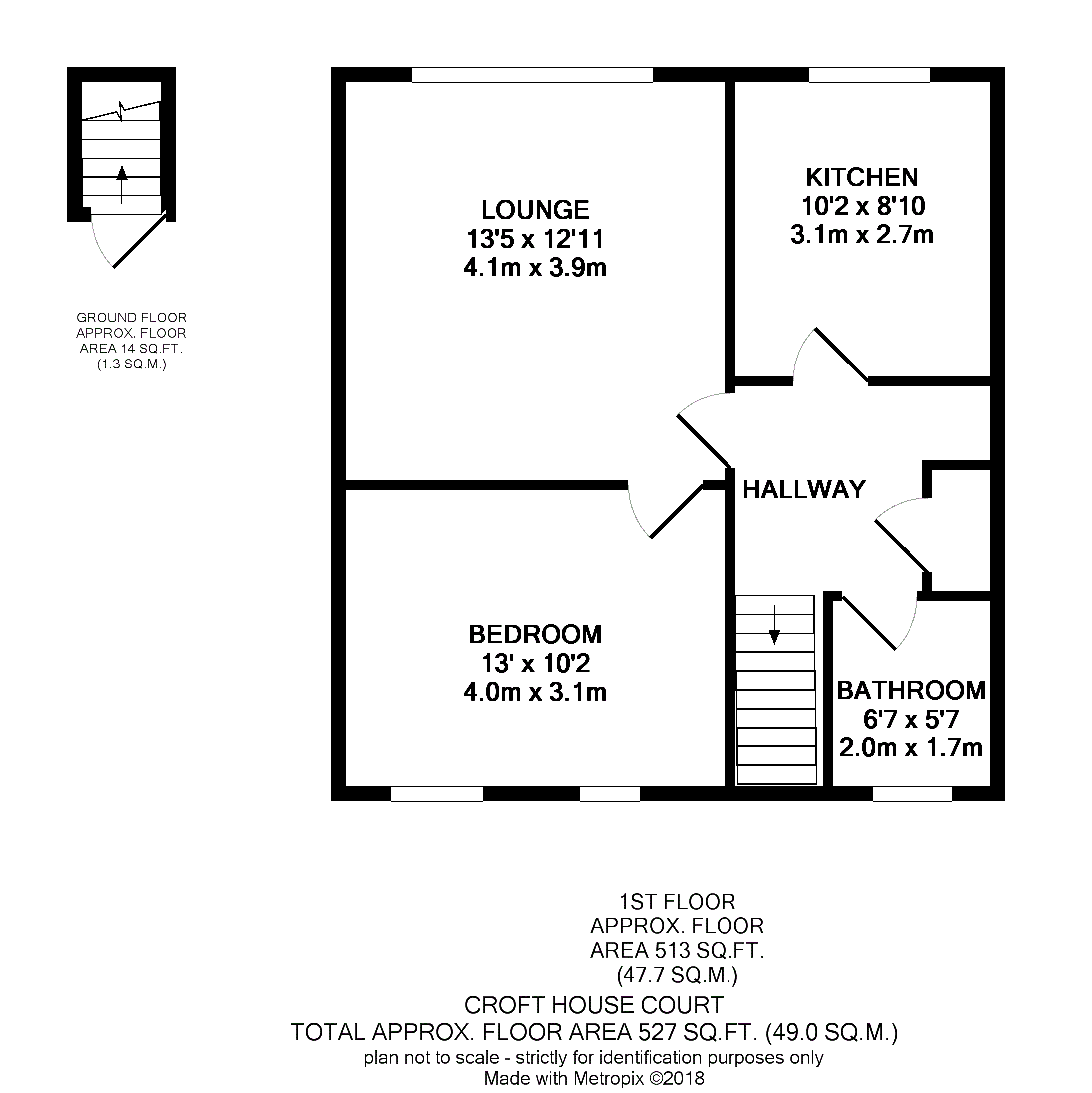 2, Croft House Court, Leeds floorplan
