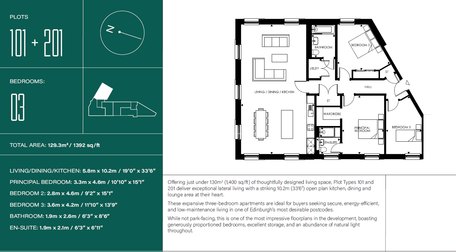 Plot 201 - Murrayfield Park,, Plot 201 - Murrayfield Park, Edinburgh floorplan