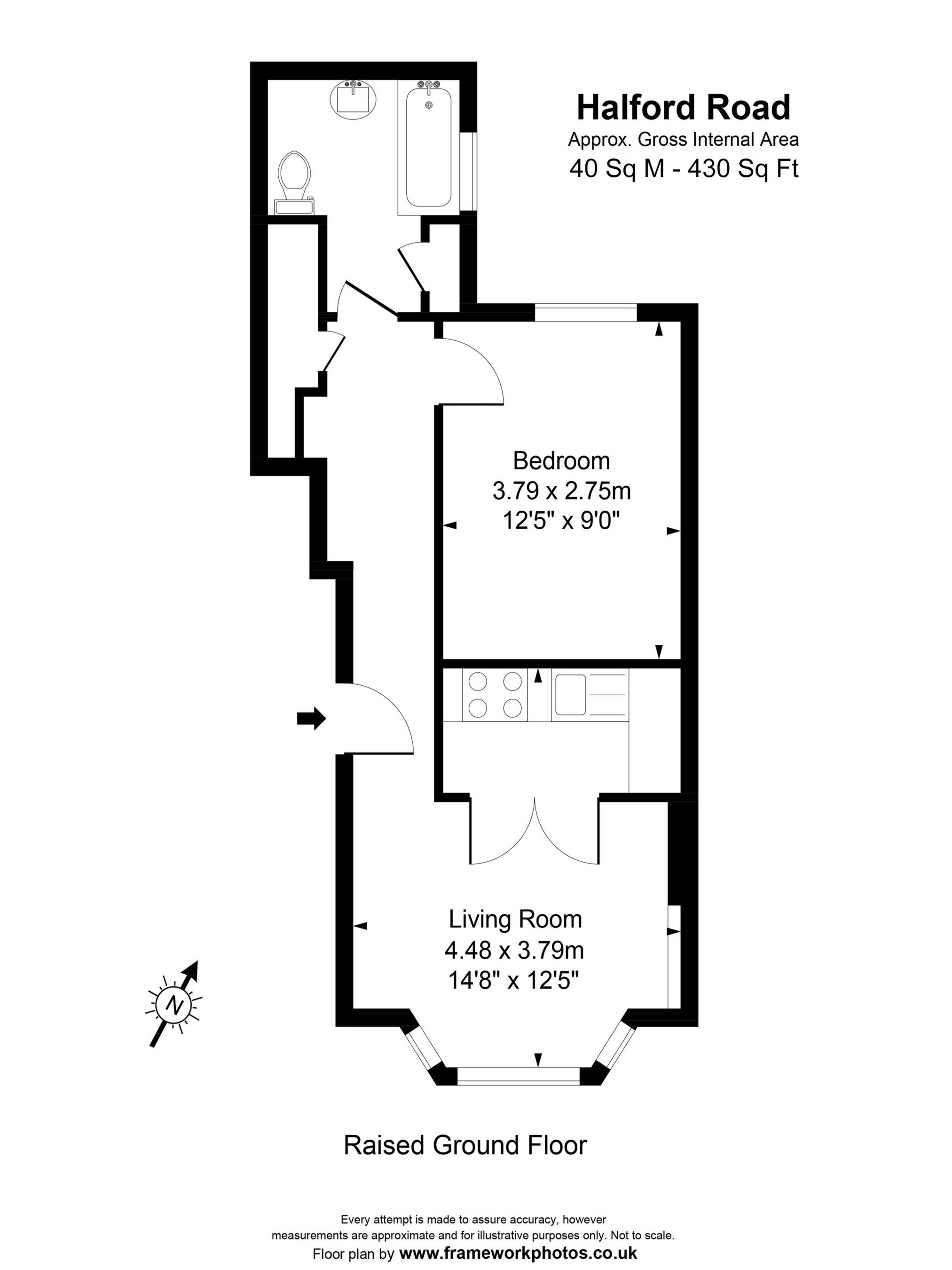 Halford Road, London floorplan