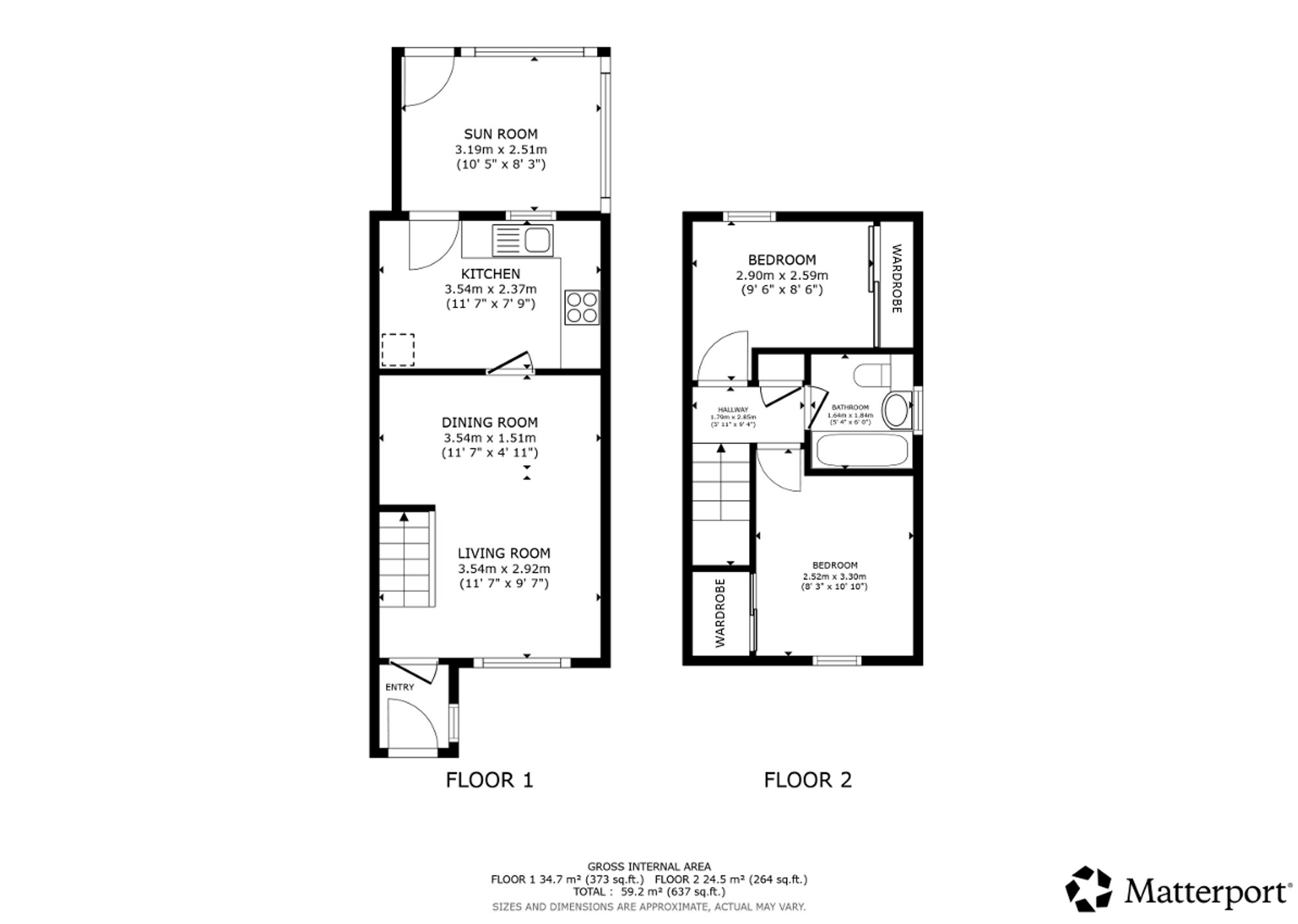 19 Corbie Place, Glasgow floorplan